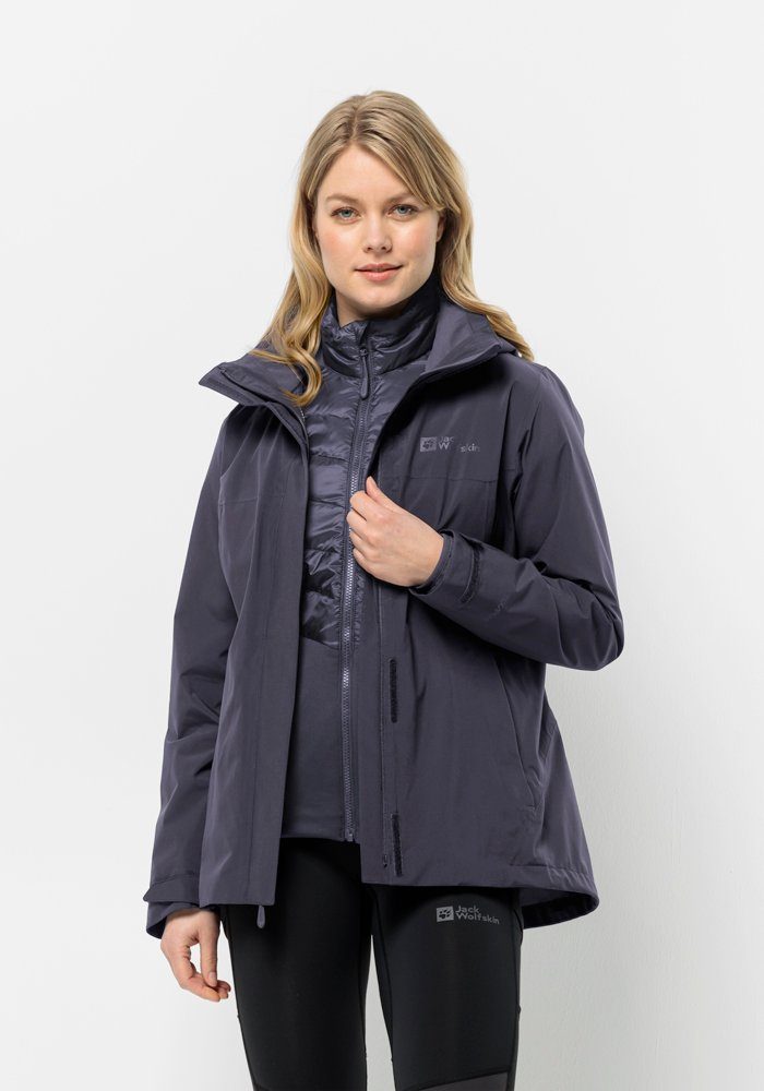 Jack Wolfskin 3-in-1-Funktionsjacke LUNTAL 3IN1 JKT W