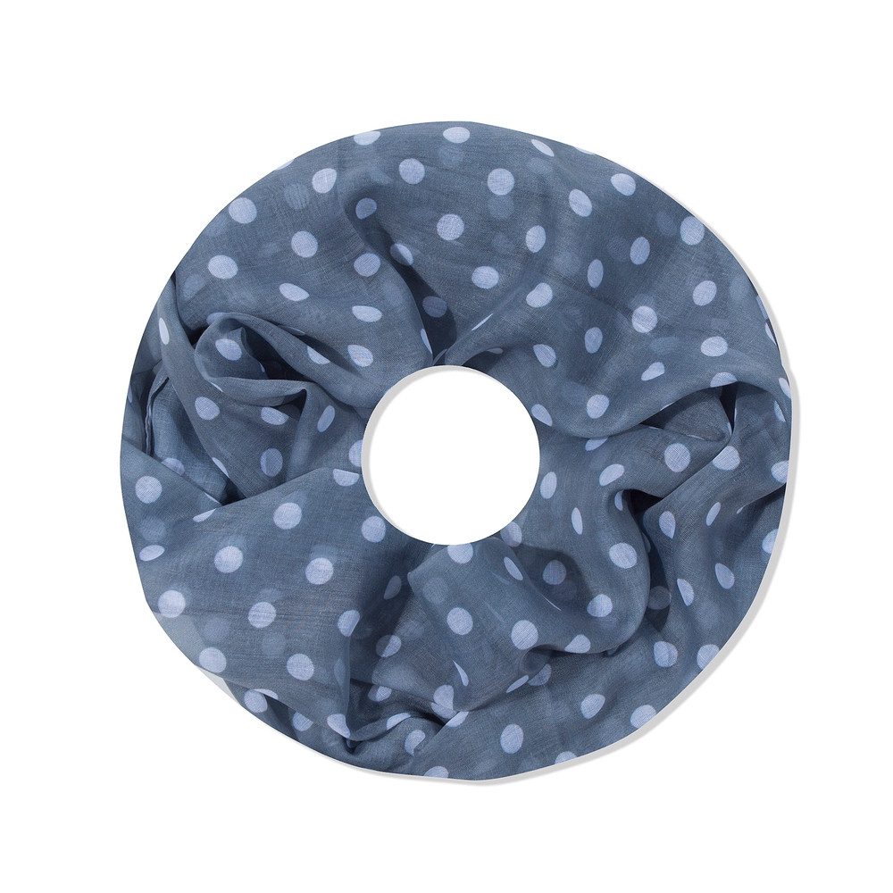 MIRROSI Loop Damen Schal mit Punkten-Muster günstig online kaufen