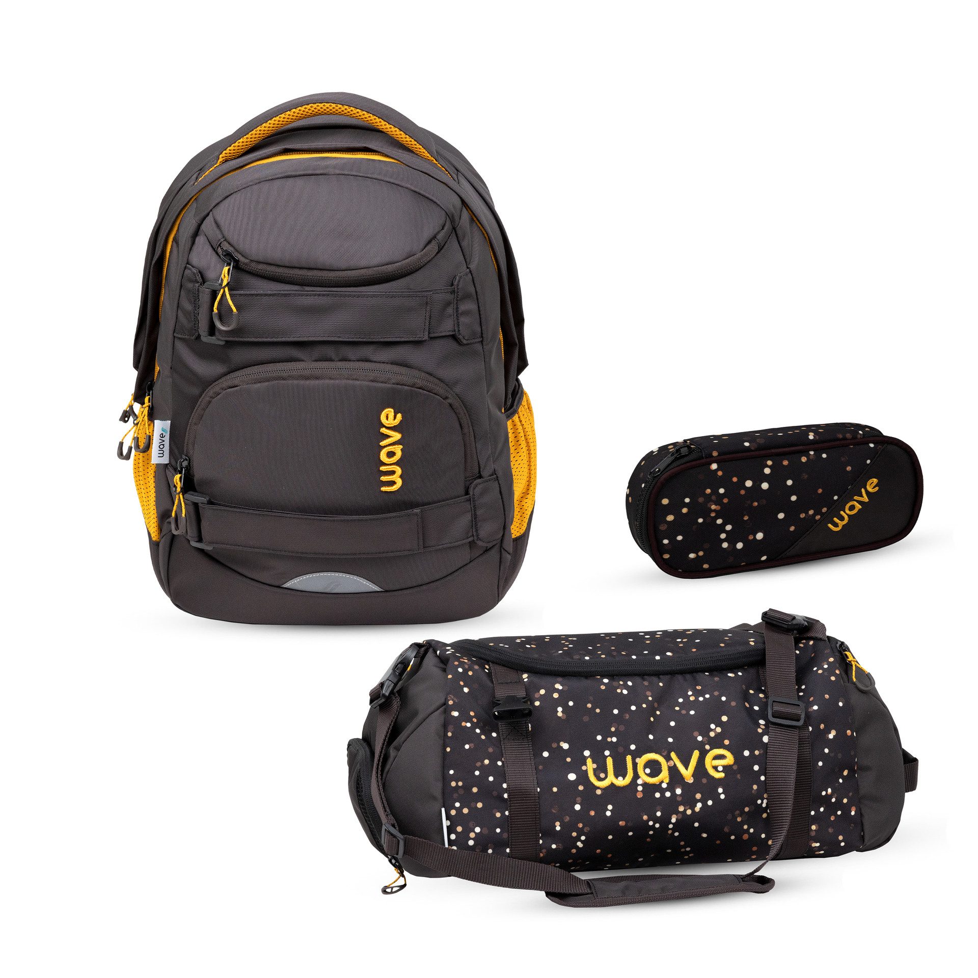 Wave Schulrucksack Wave Infinity Move Schulrucksack Set 3 tlg. "Sand"