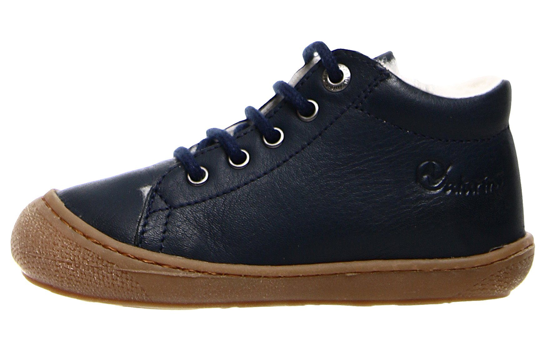 Naturino Naturino Cocoon Unisex Lauflernschuhe Lammfell gefüttert Blau Lauflernschuh