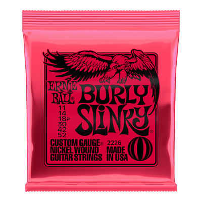 Ernie Ball Saiten, (EB2226 Burly Slinky 11-52), EB2226 Burly Slinky 11-52 - E-Gitarrensaiten