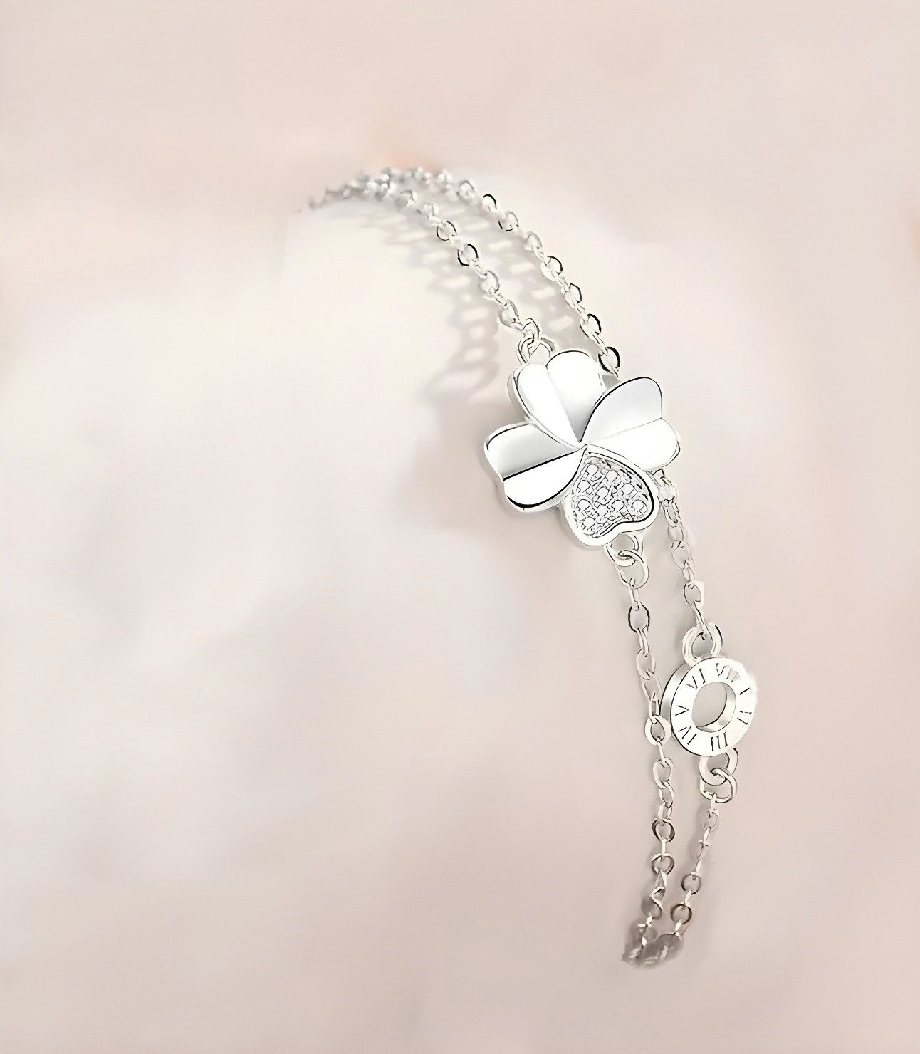 SEAMISAI Silberarmband 925 Silber Armband Kleeblatt günstig online kaufen