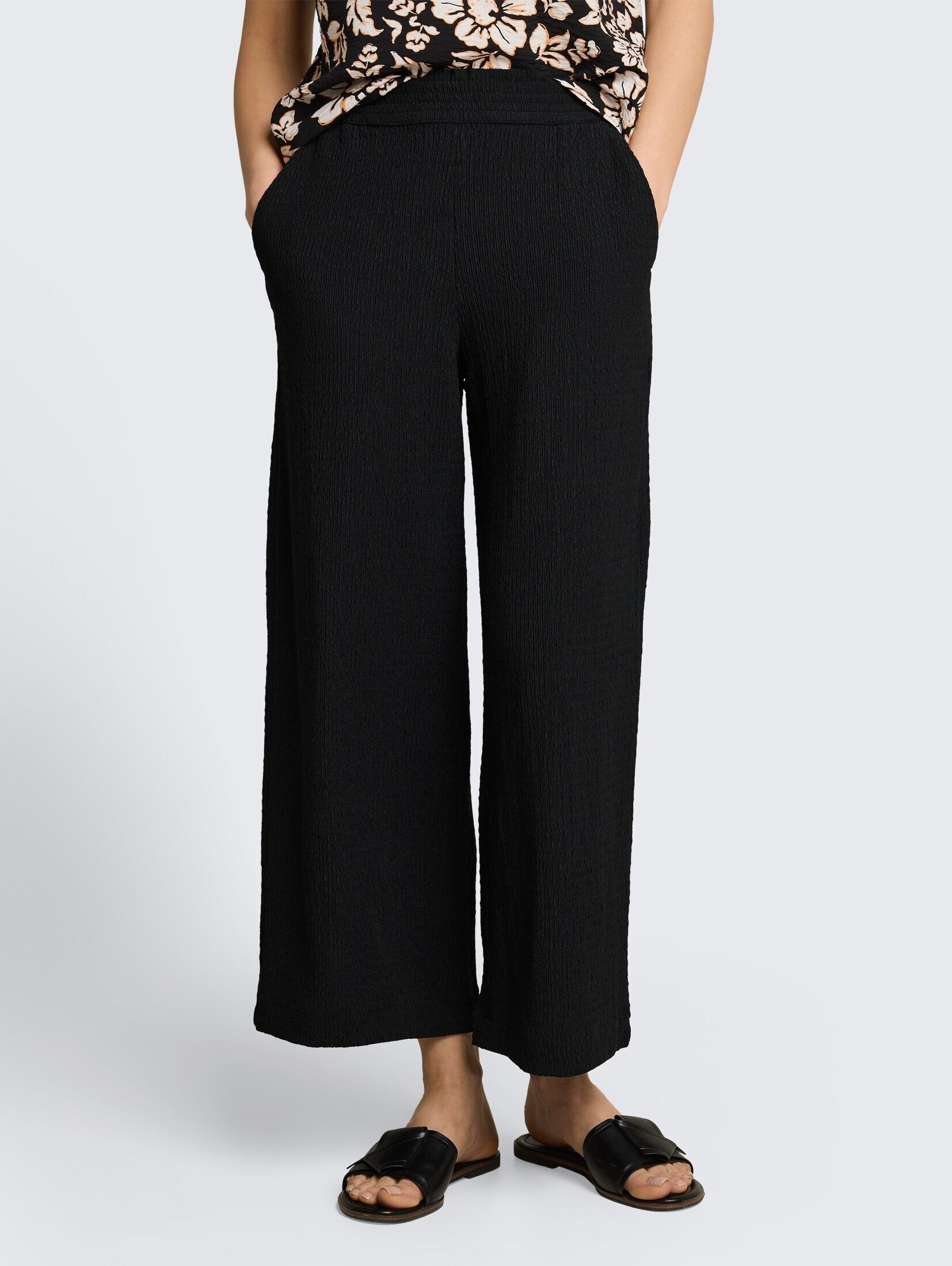 TOM TAILOR Denim 7/8-Hose Hosen & Chino Crinkle Culotte Hose