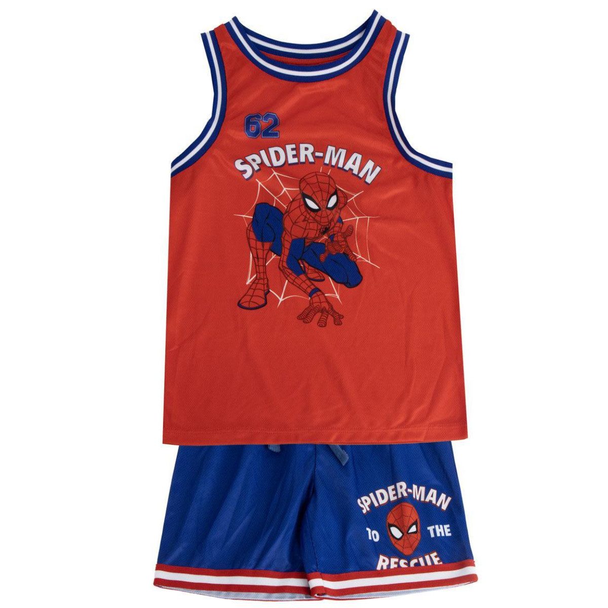 Spiderman Trainingsanzug - Kinder 2 Teilig Sportbekleidung Schule Freizeit (2-tlg)