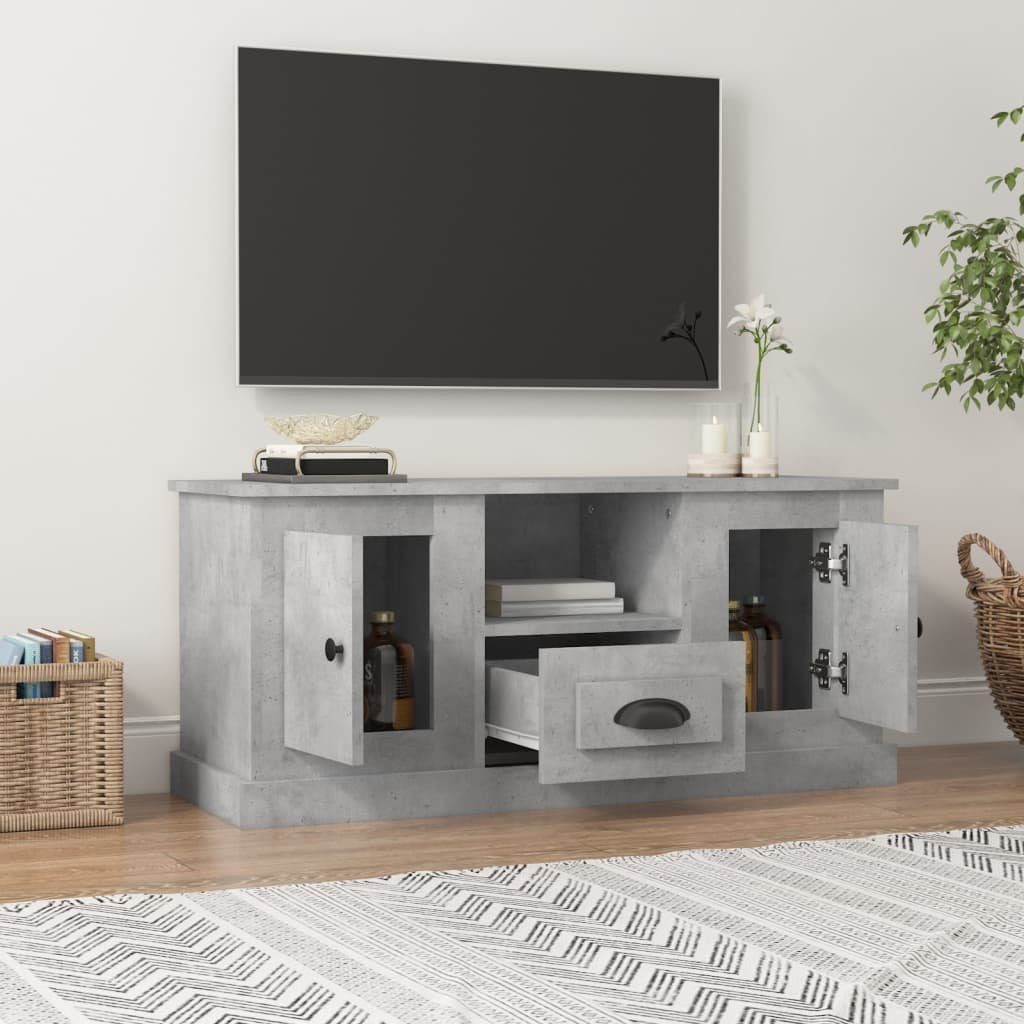 vidaXL TV-Schrank TV-Schrank Betongrau 100x35,5x45 cm günstig online kaufen