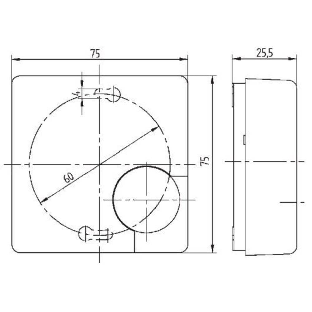 Eberle Raumthermostat Raumtemperaturregler 111 1703 51 100