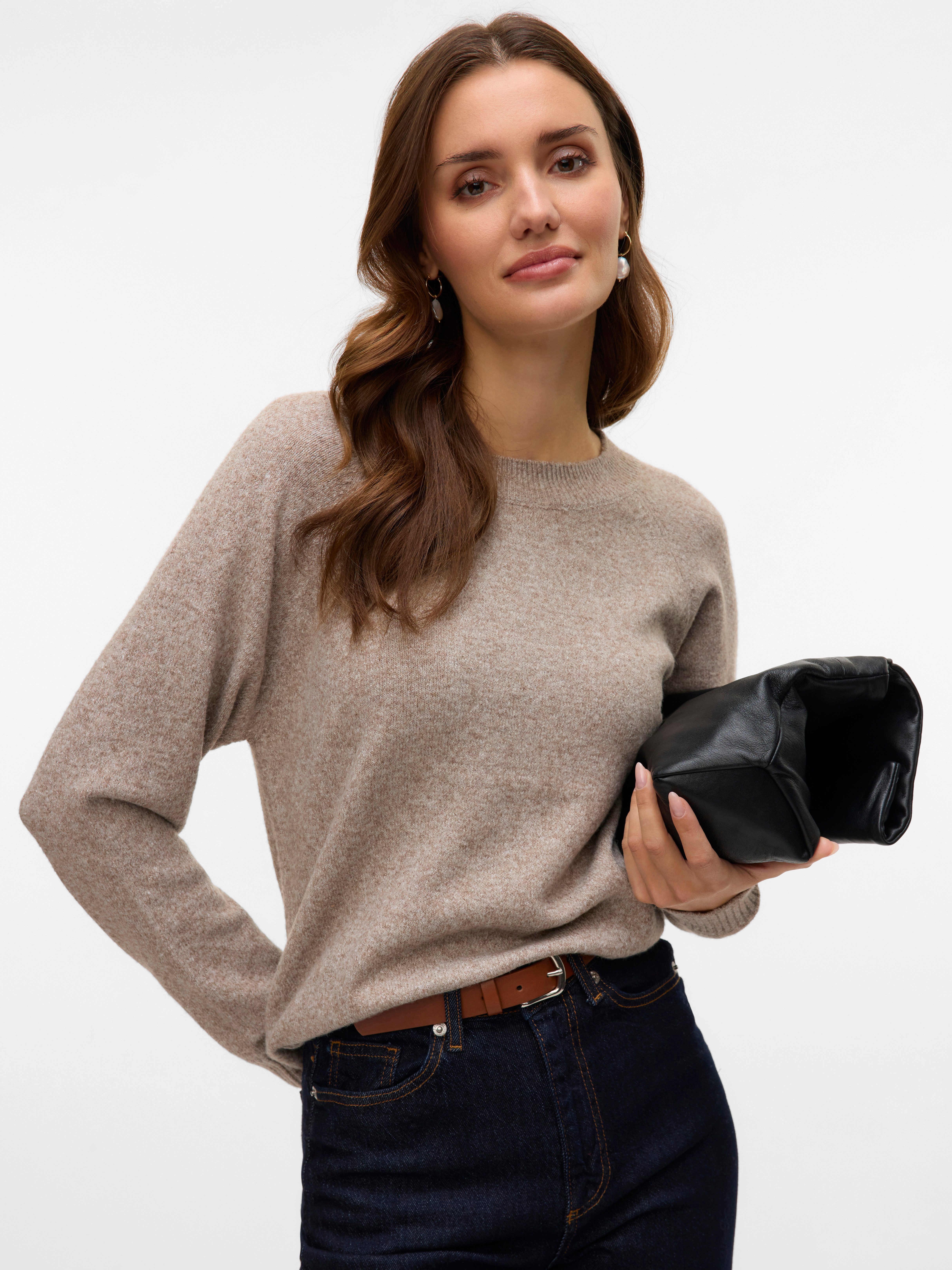 Vero Moda Rundhalspullover VMDOFFY LS O-NECK günstig online kaufen
