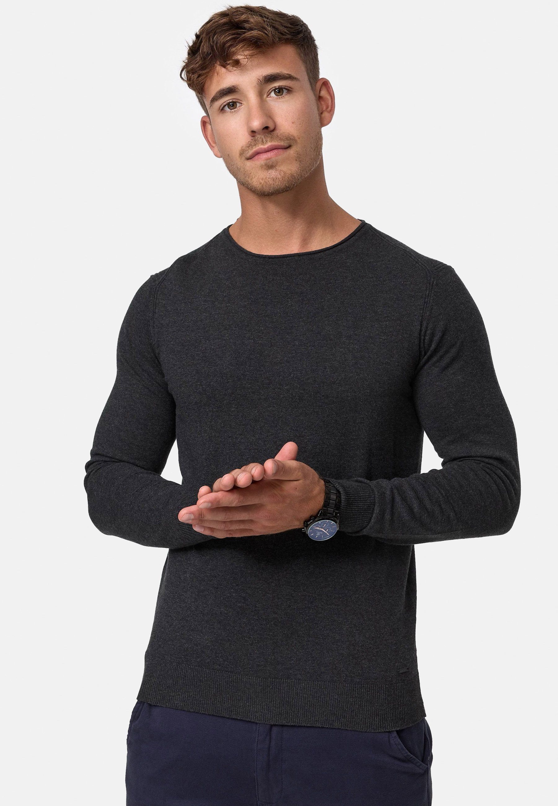 Indicode Strickpullover Herren Gamal Pullover Herrenpullover günstig online kaufen