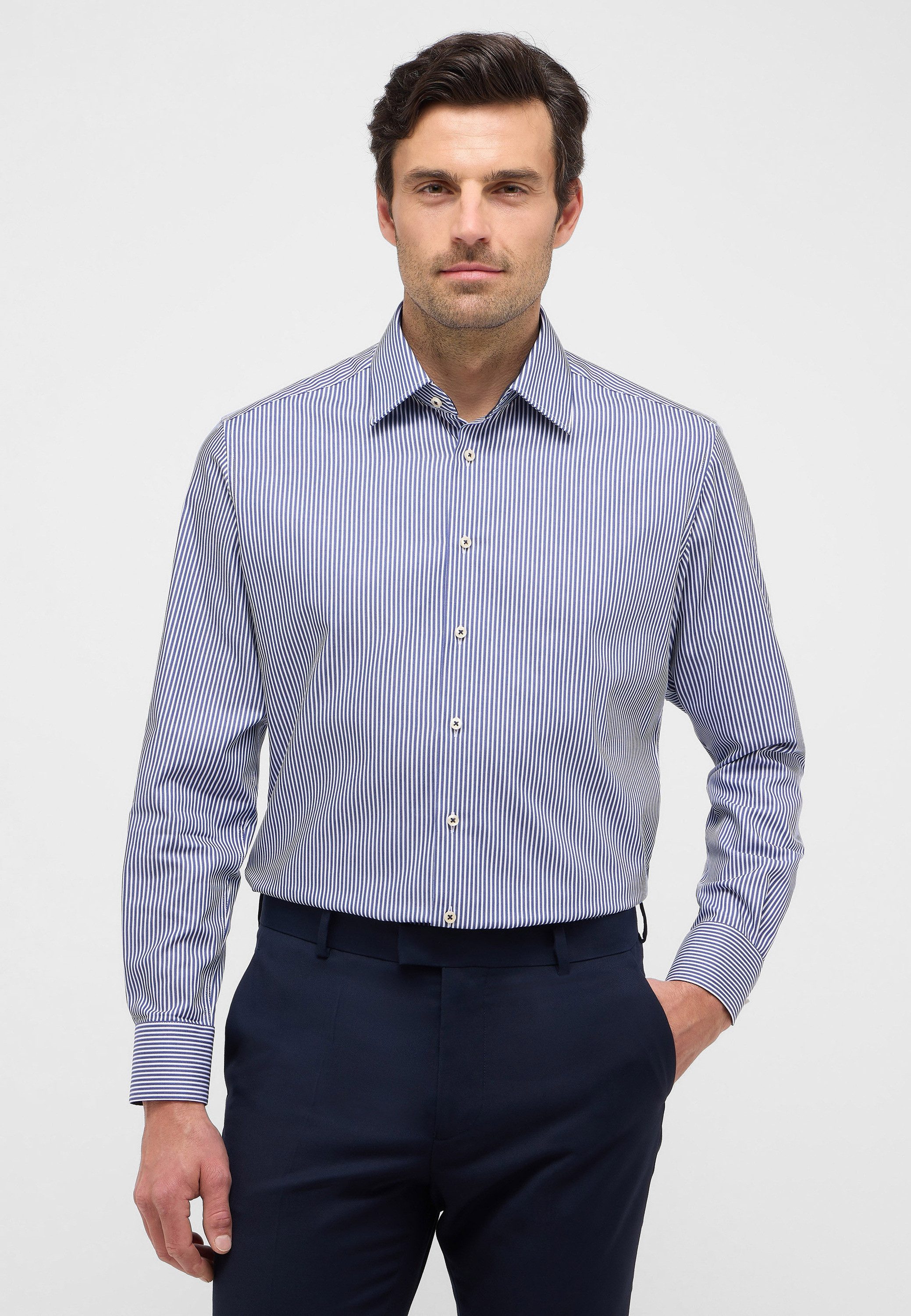 Eterna Langarmhemd MODERN FIT NON IRON günstig online kaufen