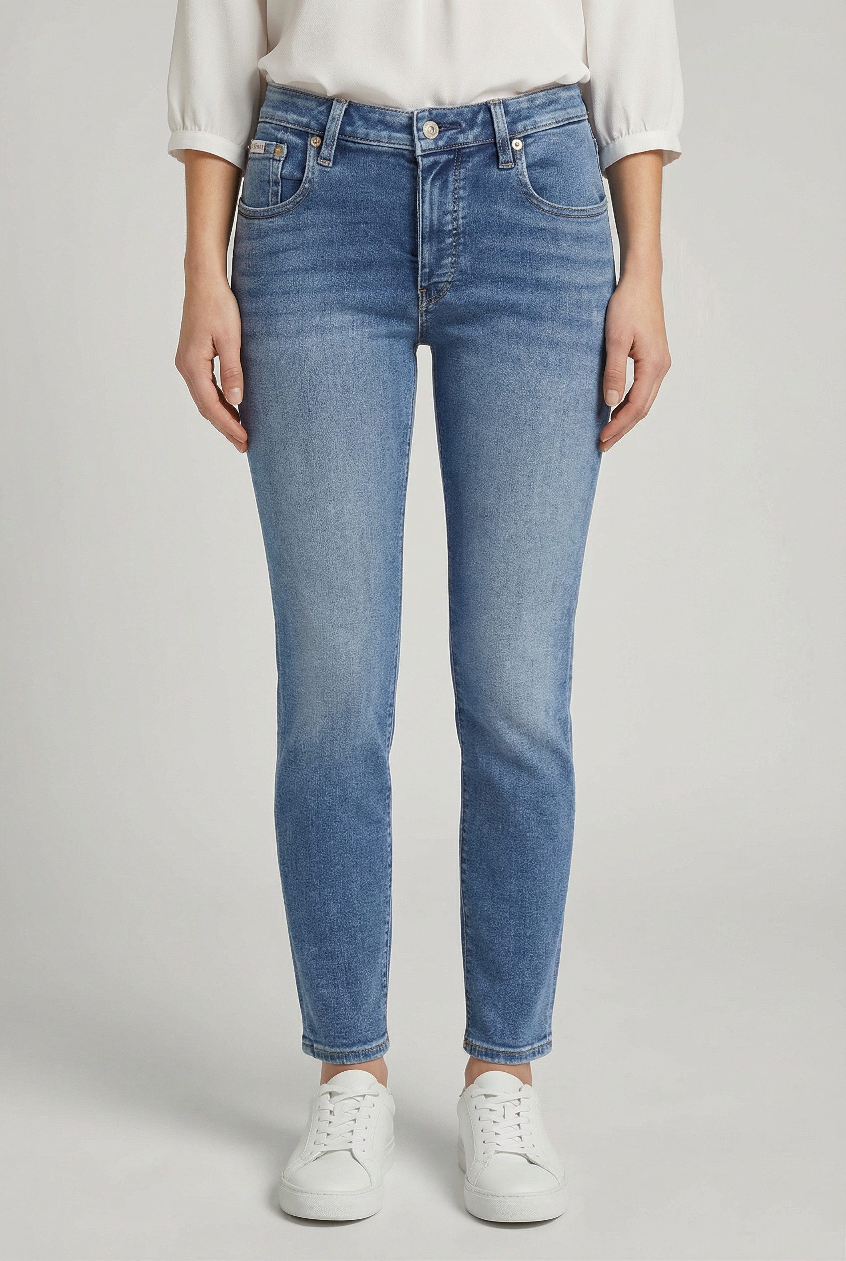 Calvin Klein Jeans Skinny-fit-Jeans MID RISE SKINNY Mit Gürtelschlaufen