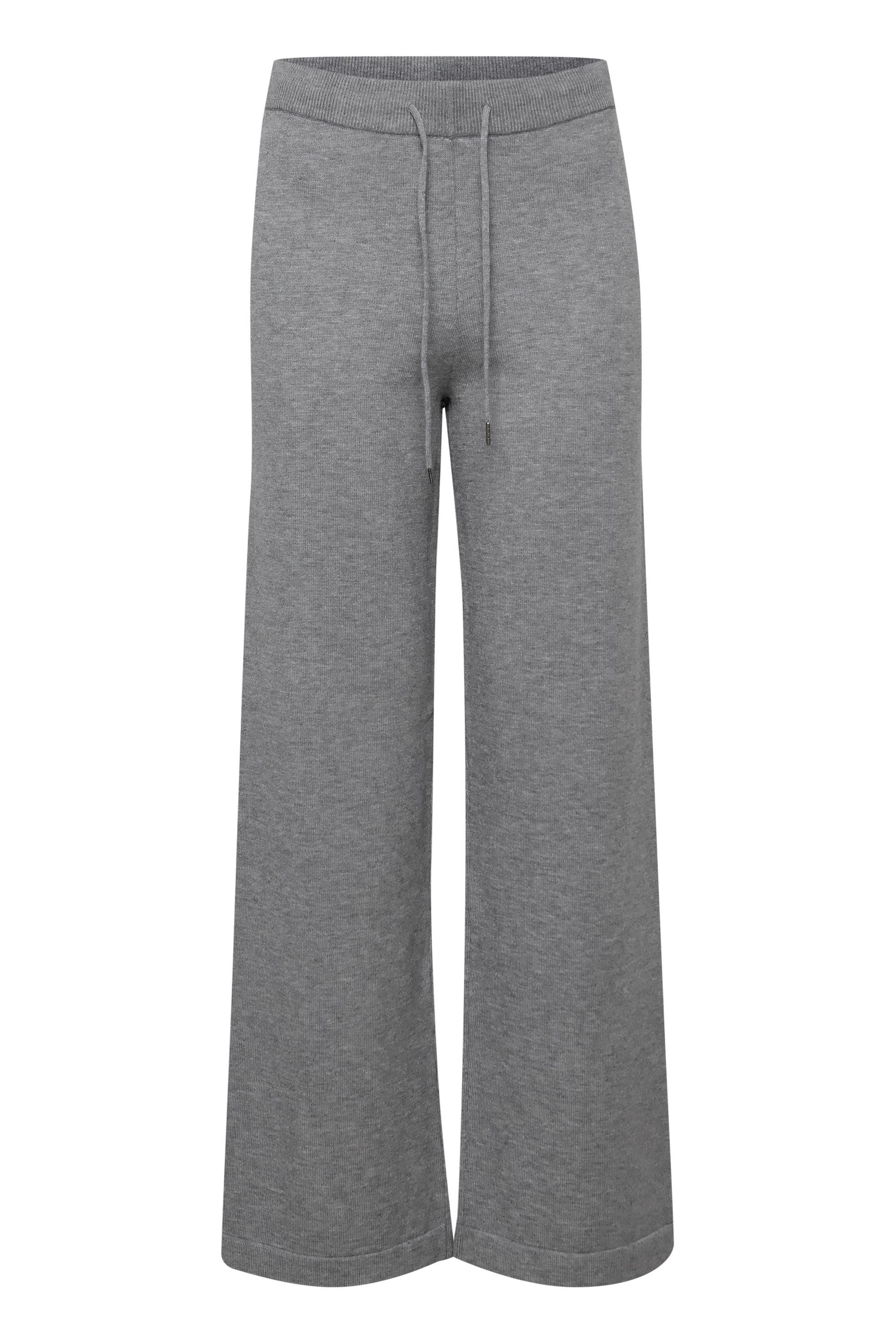 b.young Stoffhose BYNONINA PANTS - 20811922 Melange Mid Grey (200455)