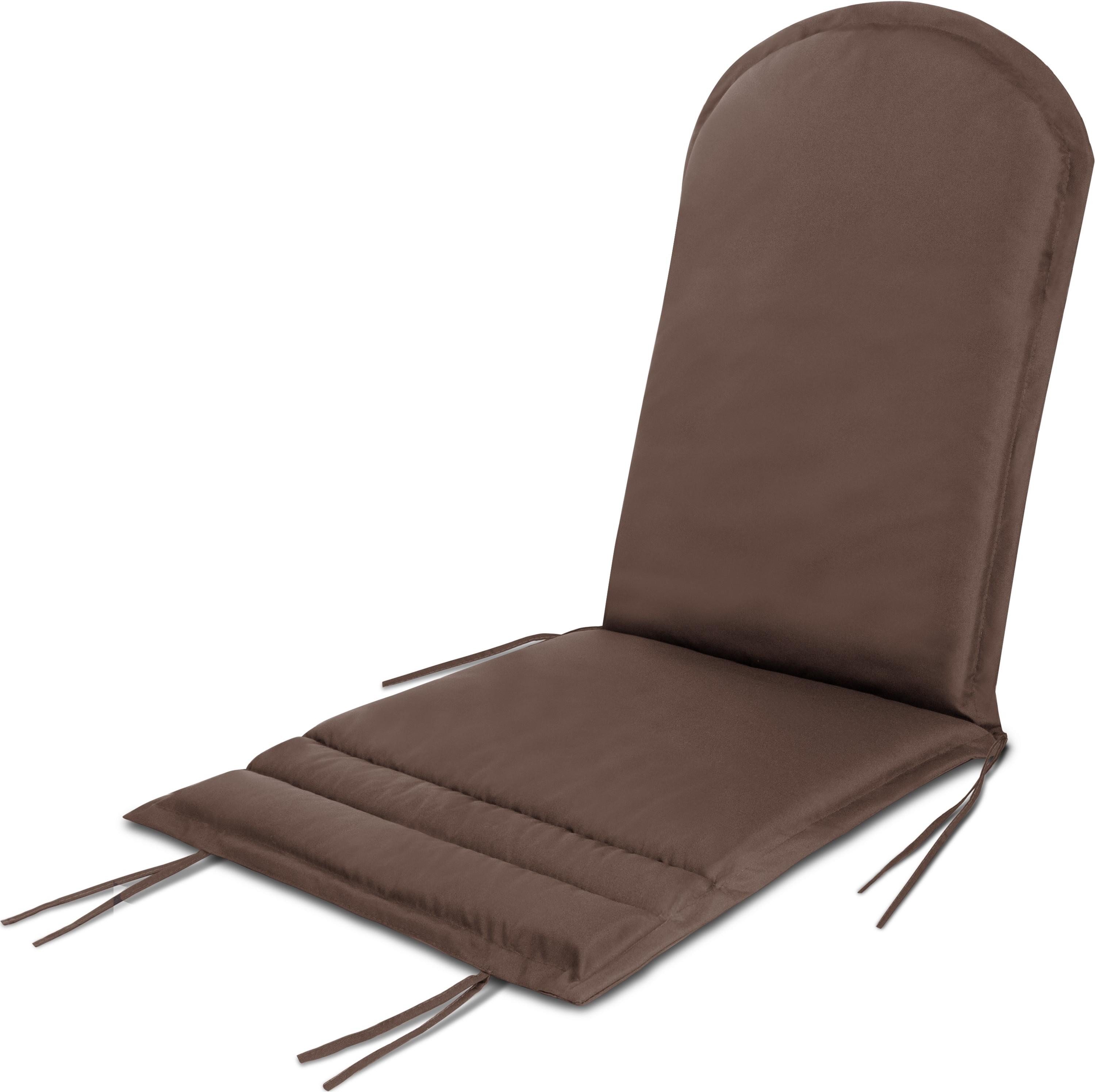 Aspero Gartenstuhl Adirondack Gartenstuhl mit Fußstütze und Auflage, Gartensessel -Set aus recyceltem Material