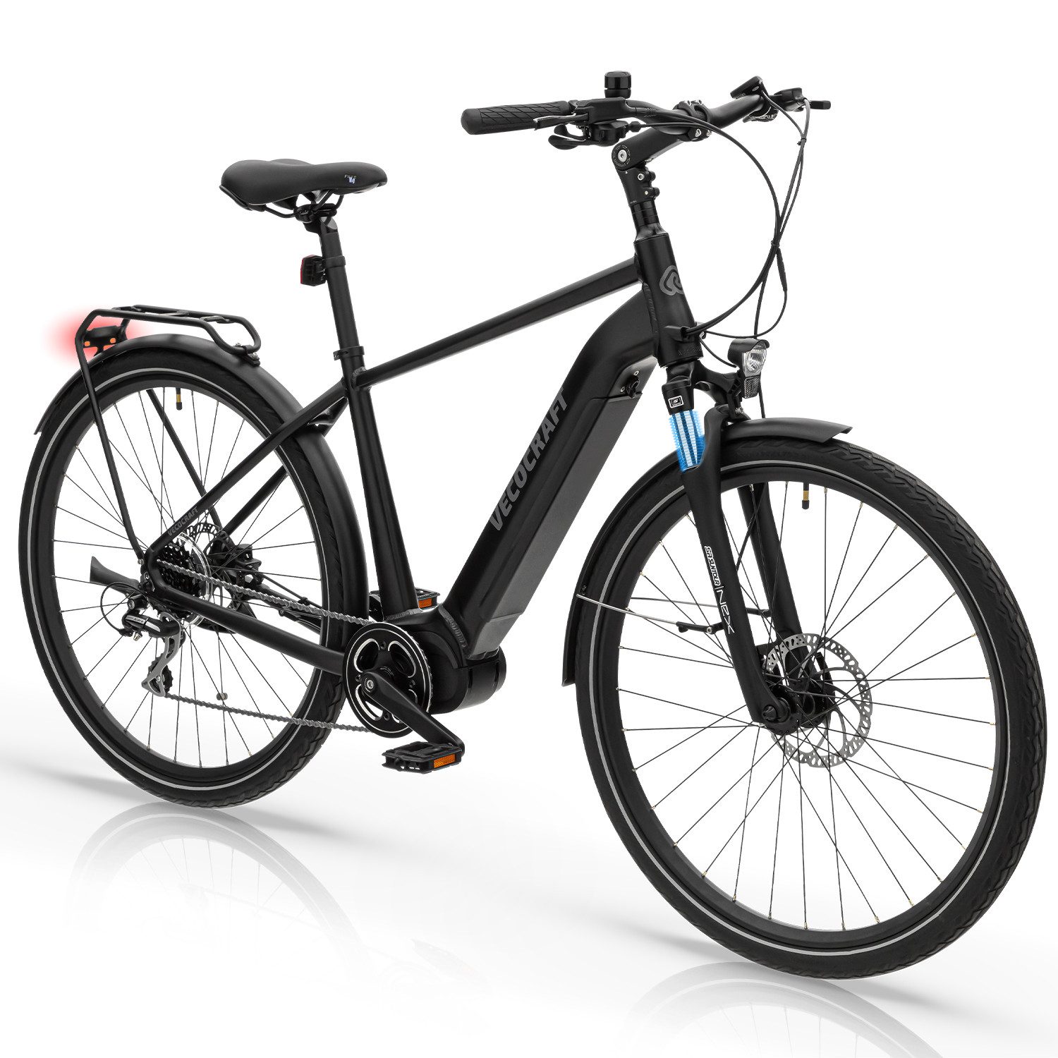 E-Bike Trekkingrad 28'' Cityrad Elektrofahrrad,36V 13AH,bis zu 80-100km Drehmomentsensor