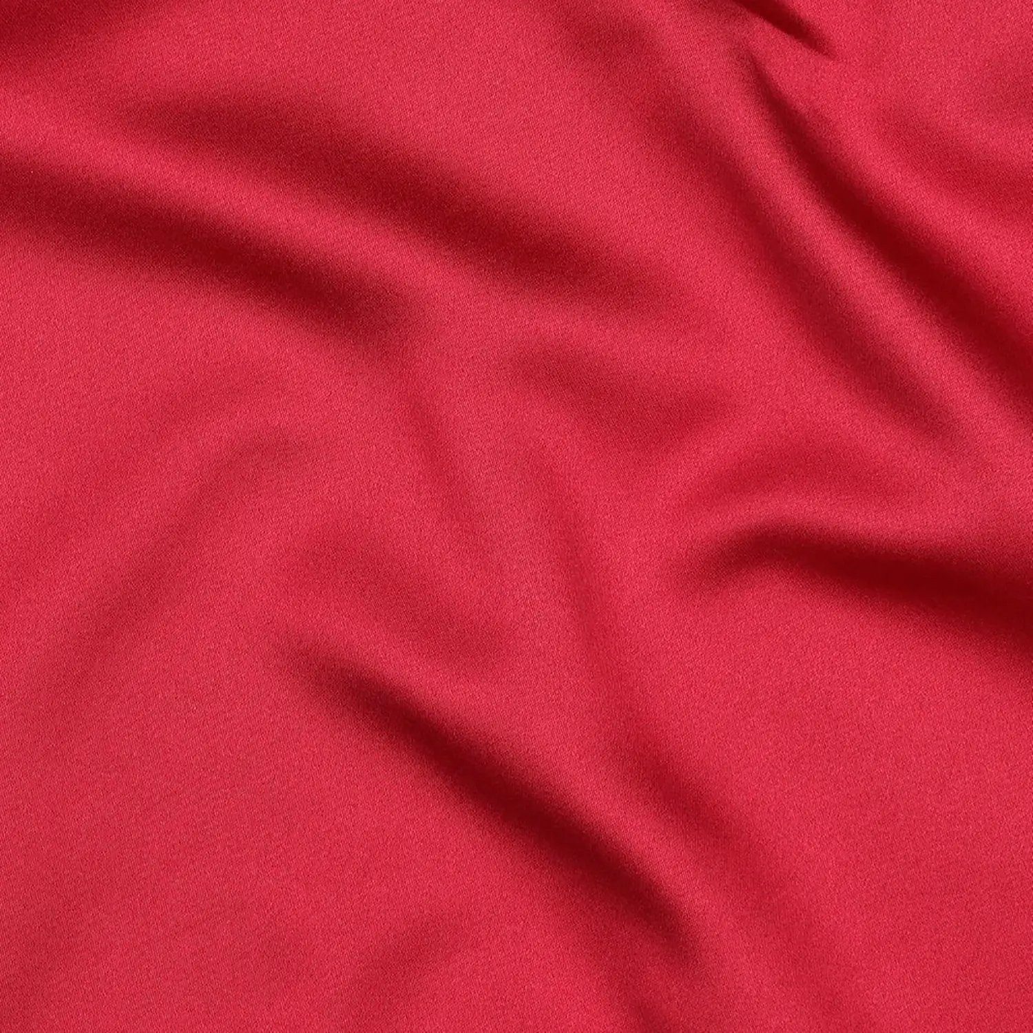 Stofferia Stoff Royal Micro Satin Uni Himbeerrot, Meterware