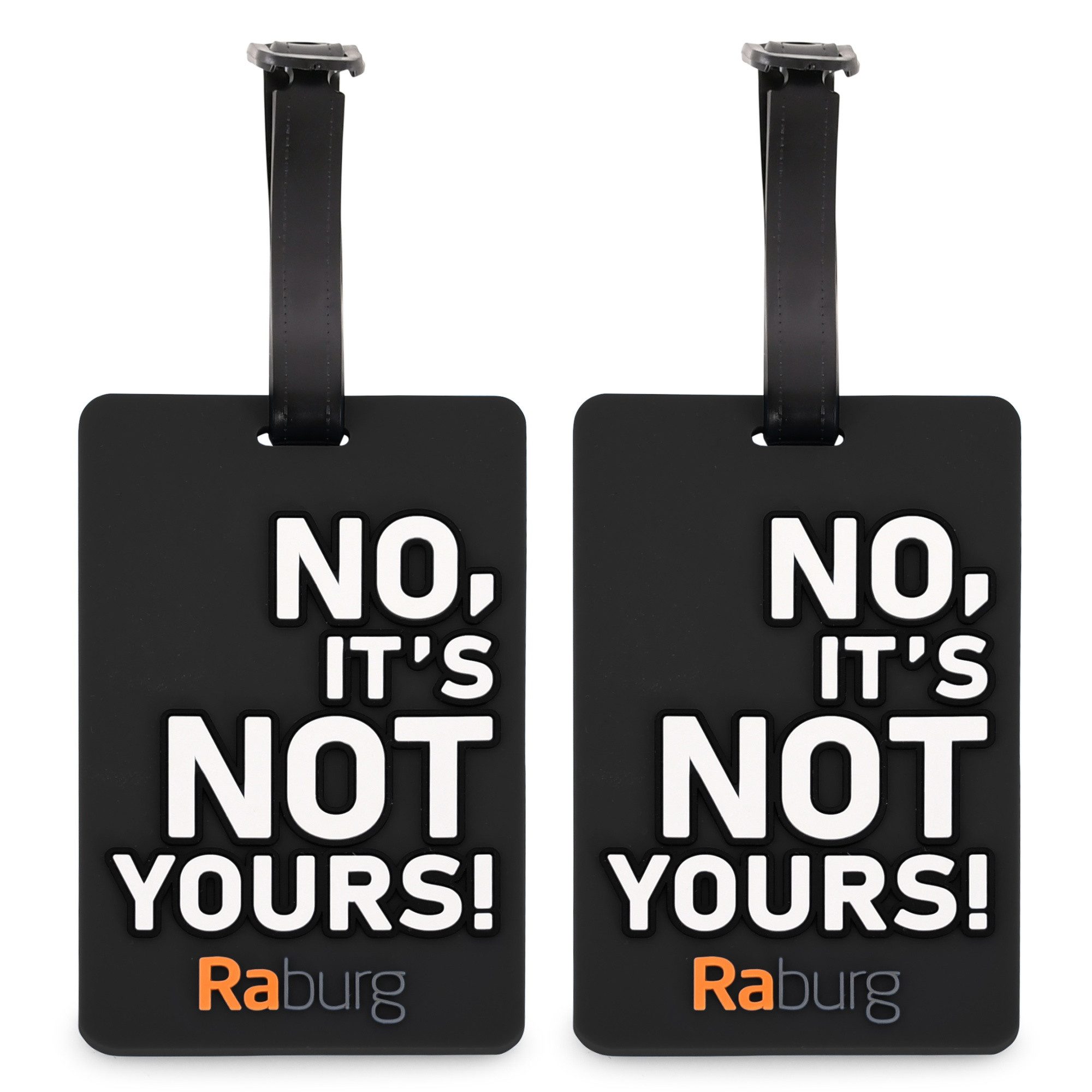 Raburg Kofferhülle Kofferanhänger, stabile Gepäckanhänger, mit Namens- & Adressschild, ideal für: Flugreise, Kreuzfahrt, Reisegepäck, Taschen, Koffer, Rucksäcke