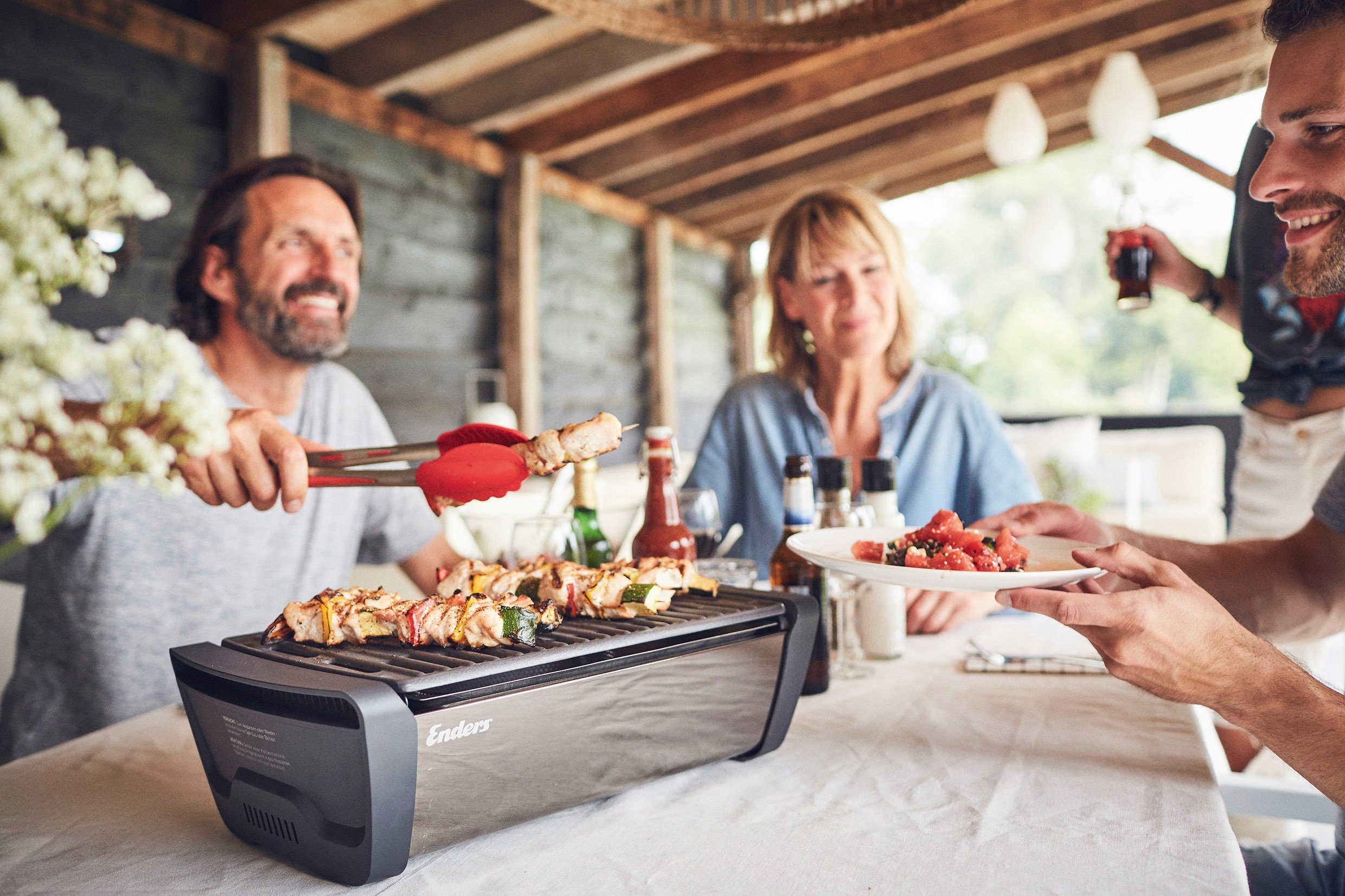 Enders® Holzkohlegrill Tischgrill Aurora Mirror, BxH: 47x13,5 cm – Bild 5 von 5