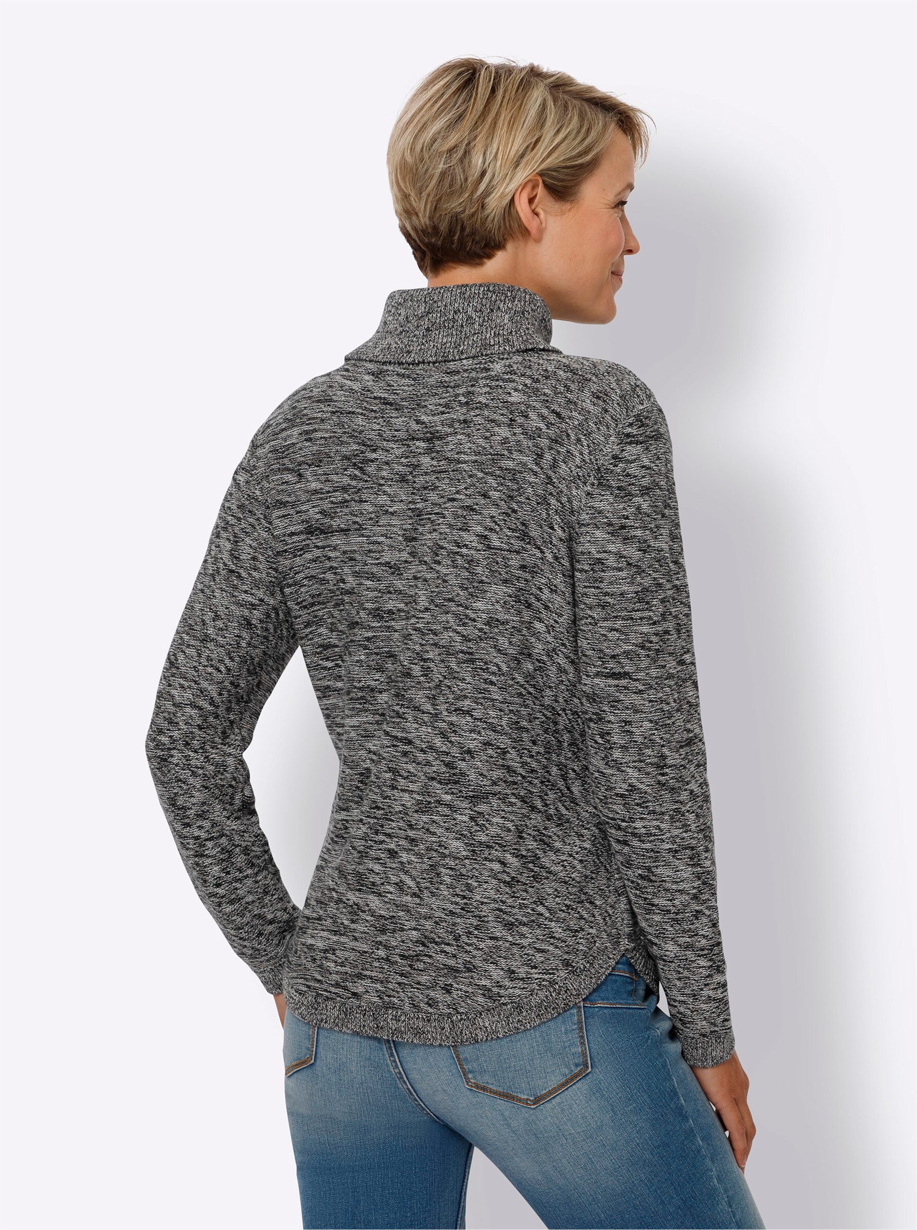 Sieh an! Strickpullover Rollkragenpullover . günstig online kaufen