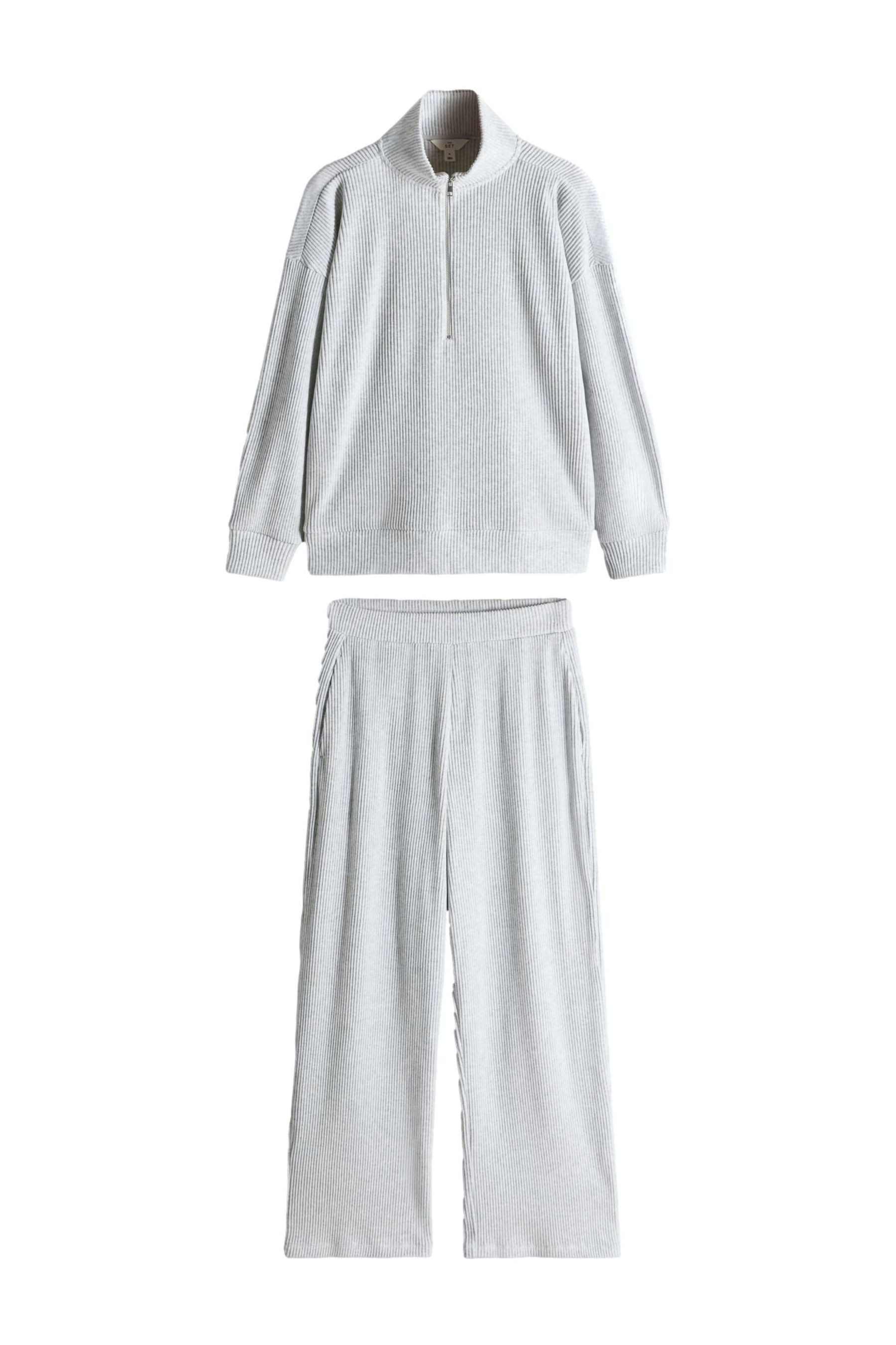 The Set Loungeanzug The Set Sweatshirt und Jogginghose, 2er-Lounge-Set (2 tlg)