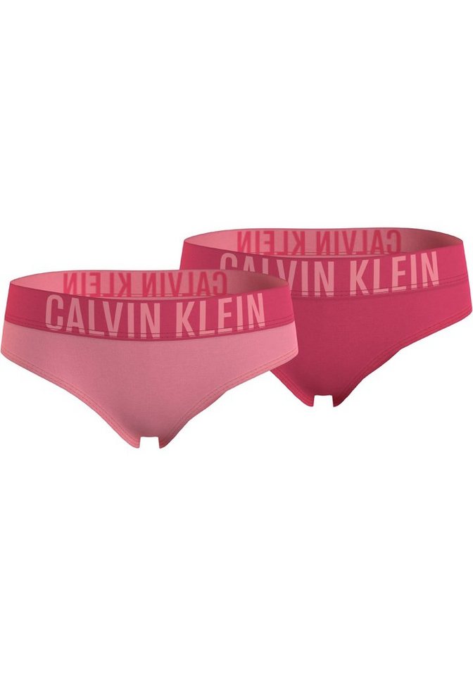 Calvin Klein Underwear Bikinislip 2PK BIKINI (Packung, 2-St., 2er) Kinder  bis 16 Jahren, Weicher Jersey aus Baumwollmischung mit Stretchanteil