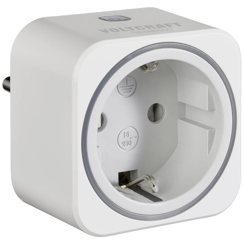 VOLTCRAFT Energiekostenmessgerät Bluetooth® Energiekosten-Messgerät SEM6000-1, Bluetooth®-Schnittstelle, Datenexport, Datenloggerfunktion, TRMS