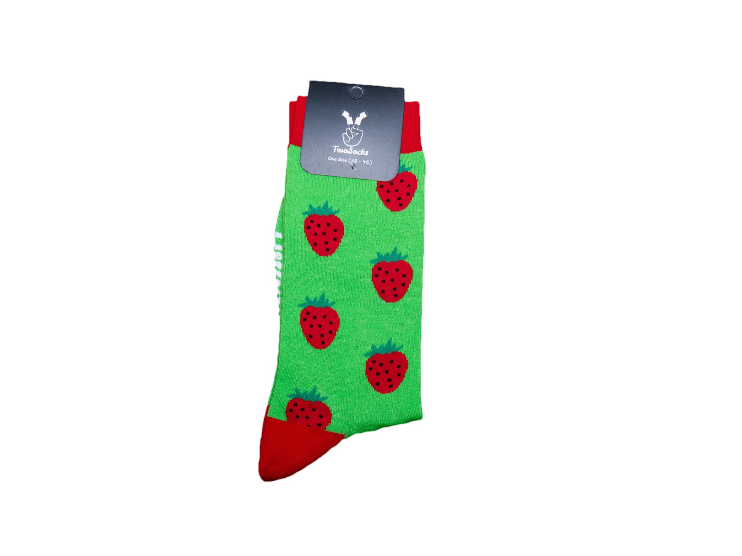 TwoSocks Freizeitsocken Melonen Socken lustige Socken Herren & Damen, Einheitsgröße