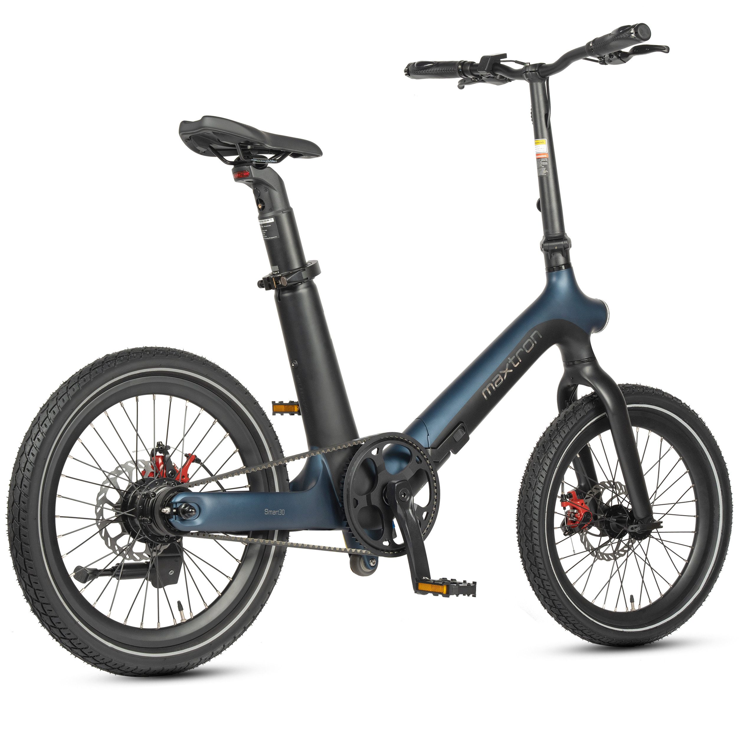 Maxtron E-Bike Cityrad Smart 30 Urban, Heckmotor, 345 Wh, E-Klapprad kompakt und flexibel für Stadt & Reise