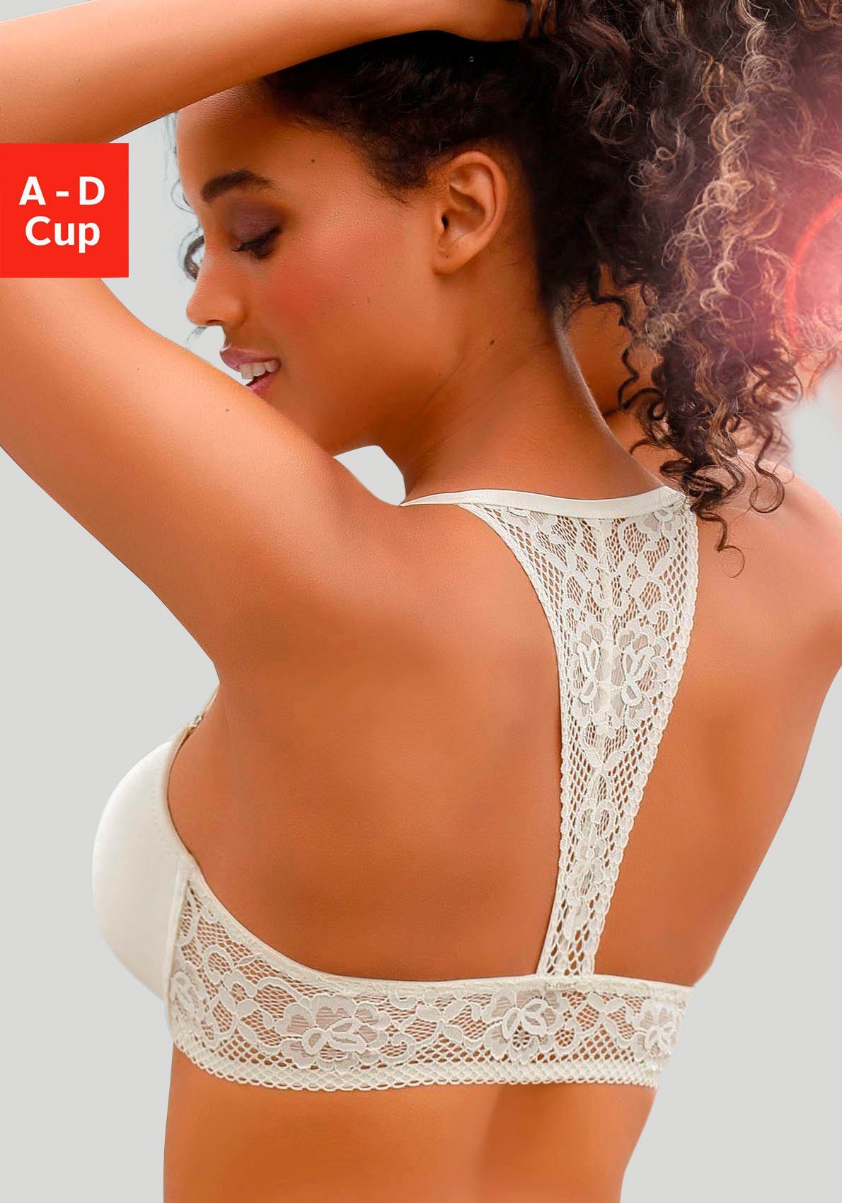 s.Oliver "Lisette" mit Vorderverschluß und schönem Spitzenrücken, Dessous günstig online kaufen