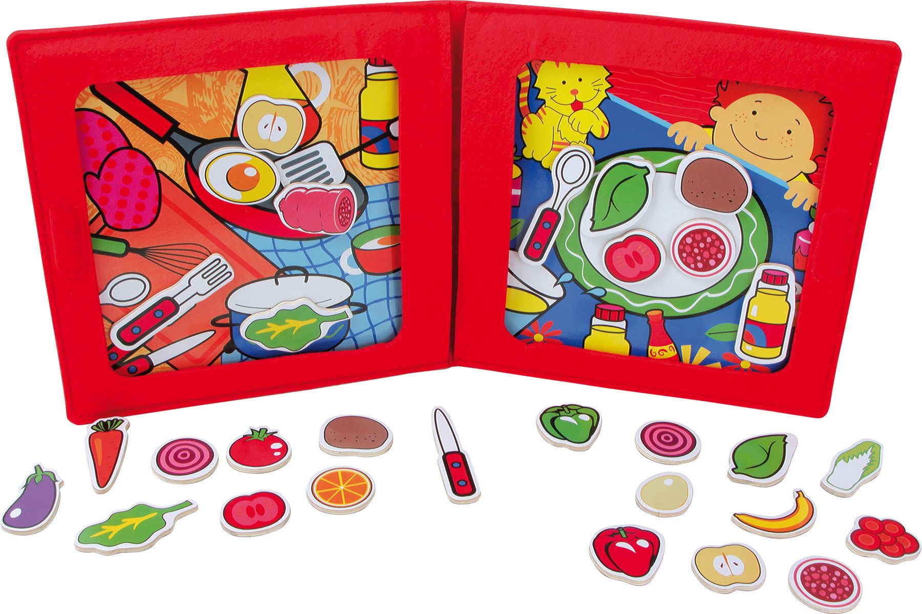 Kinder-Haushaltsset Mobiles Kochen „Magnet“