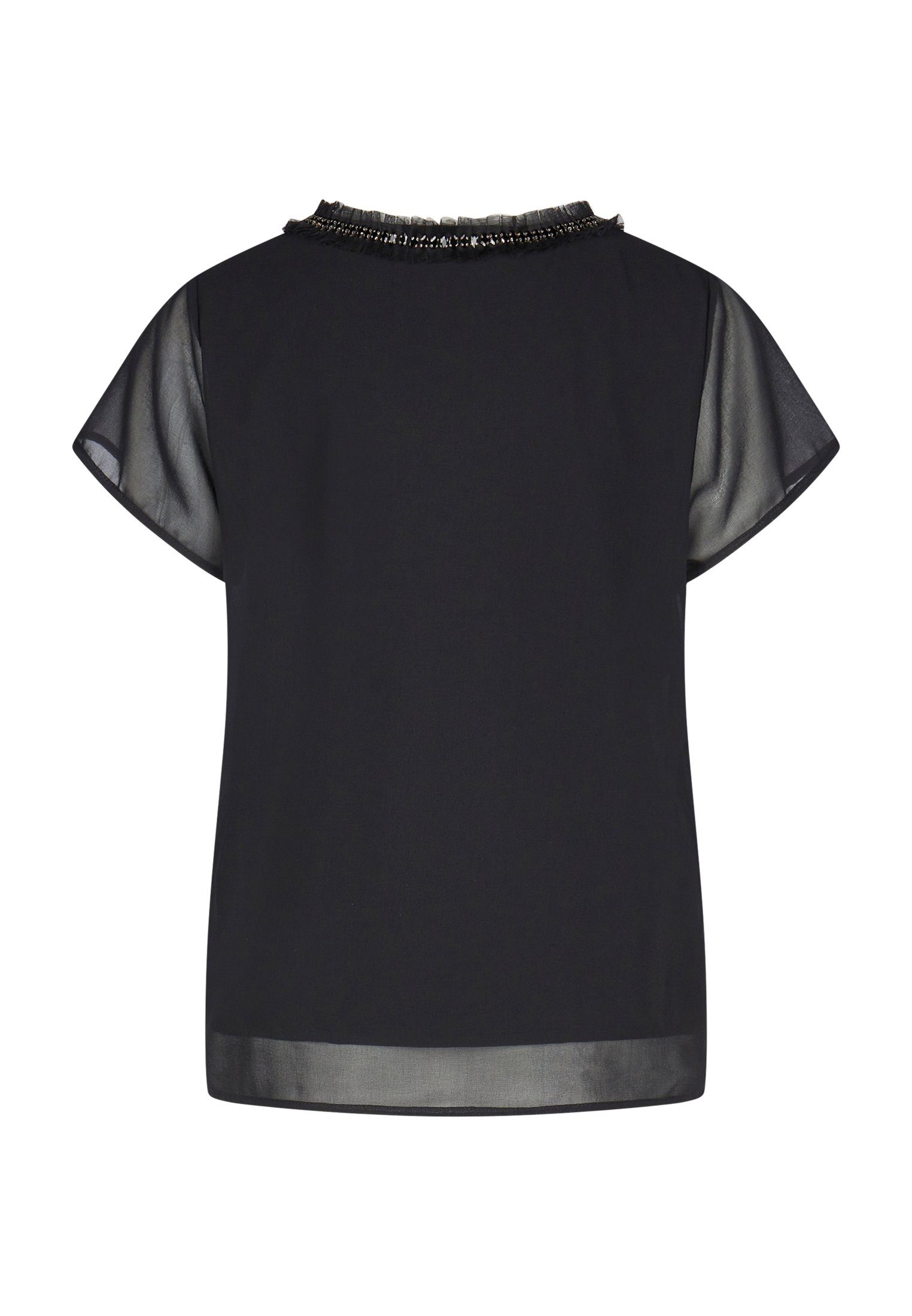 AUREL MARC black Blusenshirt