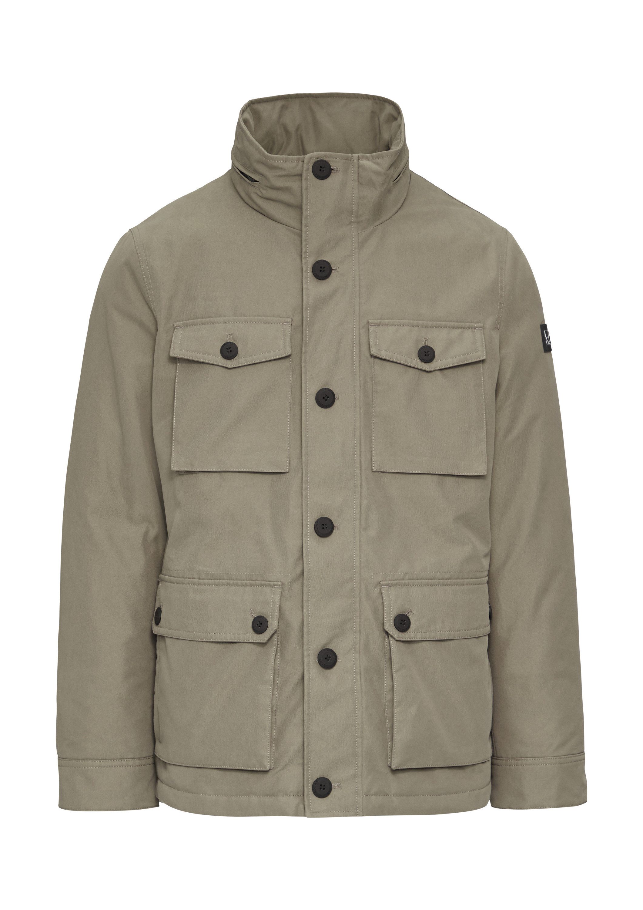 s.Oliver Winterjacke Outdoor-Jacke Gefütterte Jacke mit aufgesetzten Taschen im Utility-Stil