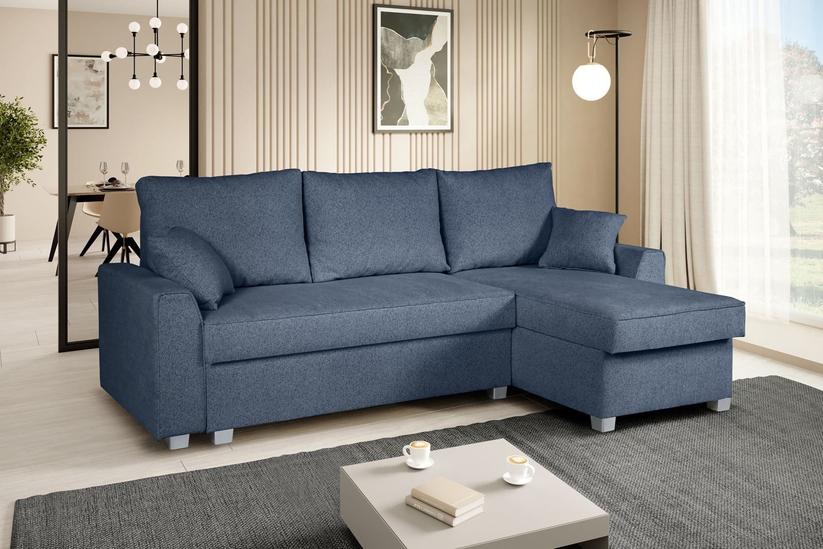 Beautysofa Ecksofa TERAMO, mit Schlaffunktion, mit günstig online kaufen