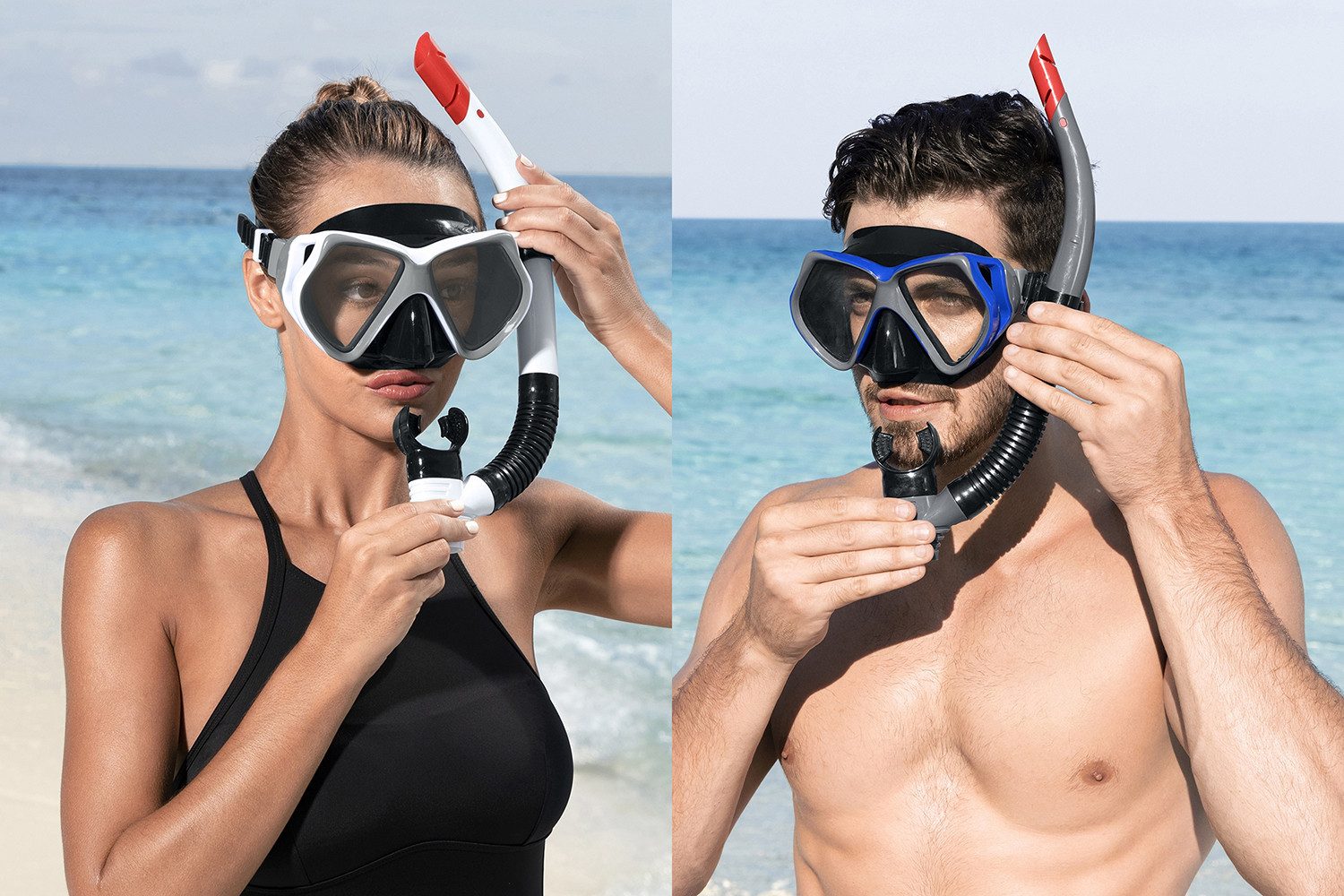 Bestway Schnorchel Dominator Pro™ Set mit Tauchmaske ab 14 Jahren, sortiert (Set)
