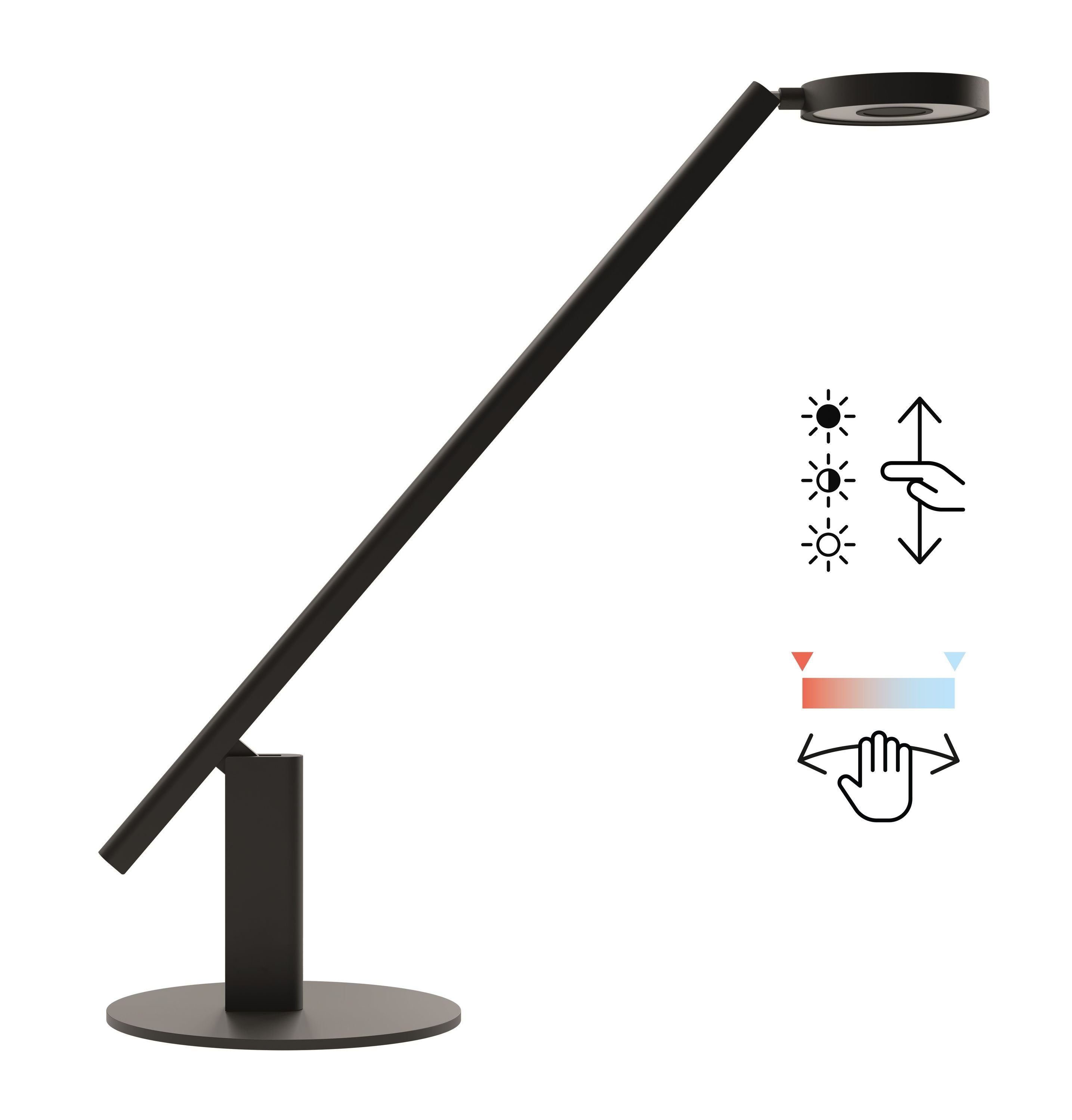 LUCTRA Tischleuchte Table Lite, Table Lite Design Schreibtischlampe LED Dimmbar, Gestensteuerung