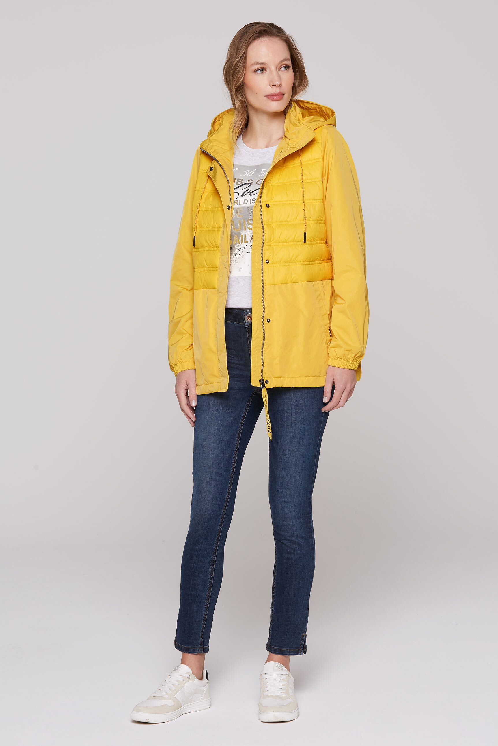SOCCX Windbreaker mit Elastikbündchen