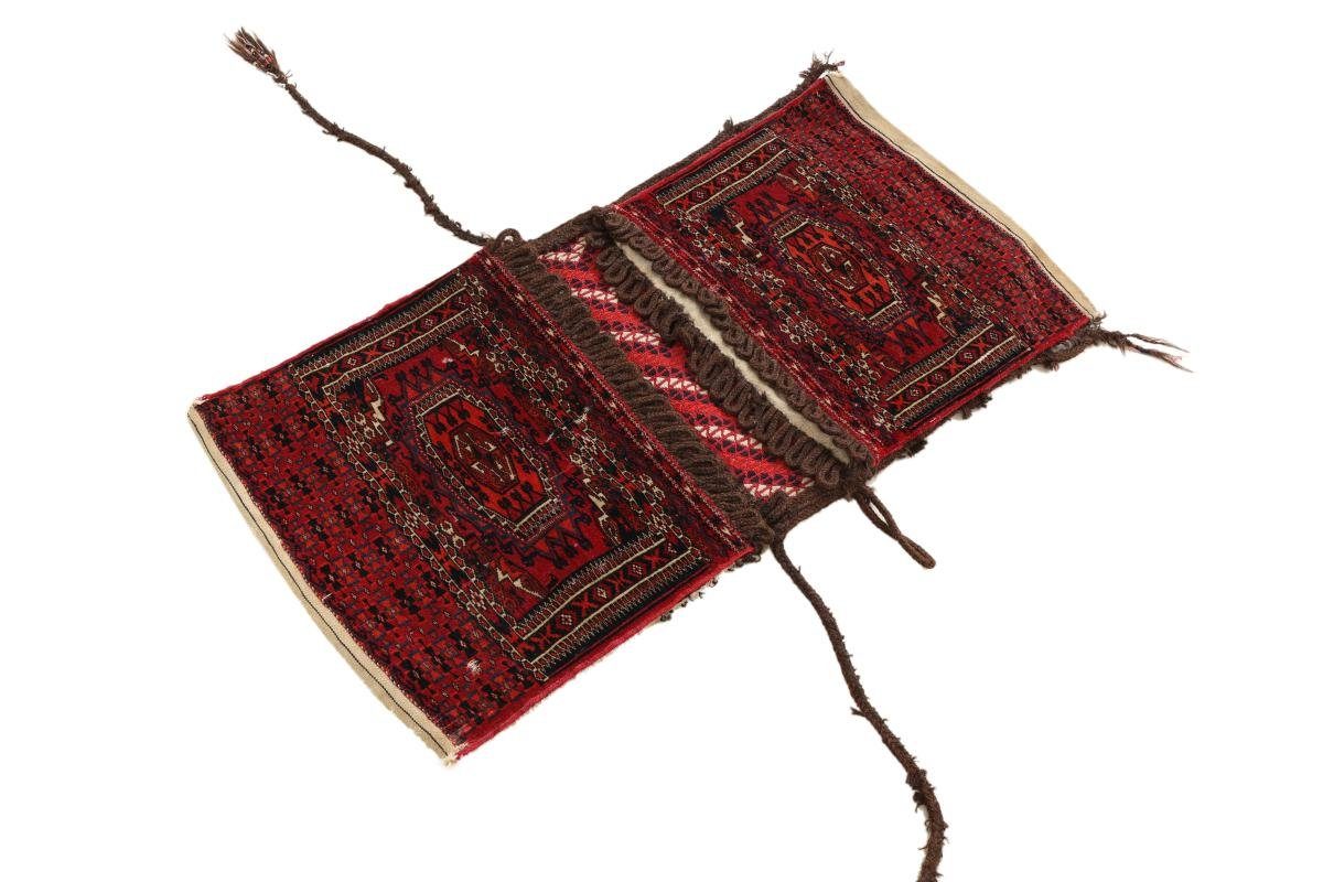 Orientteppich Ghashghai Khorjin Handgeknüpfter Antik Orientteppich, mm 12 rechteckig, Höhe: 45x130 Trading, Nain