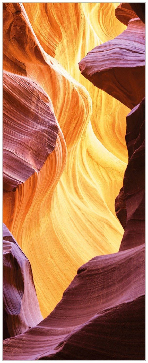 Wallario Memoboard Schlucht aus Sandstein in Arizona Antelope Canyon