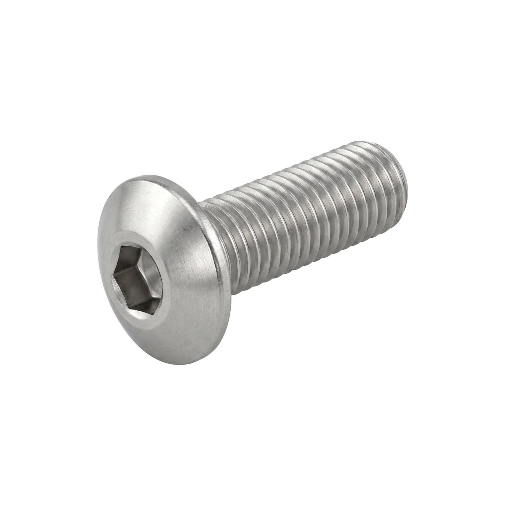 Contorion Schraube ISO 7380-2 Flachkopf-Flanschschraube VG M6x20 Stahl 10.9 blank Innense