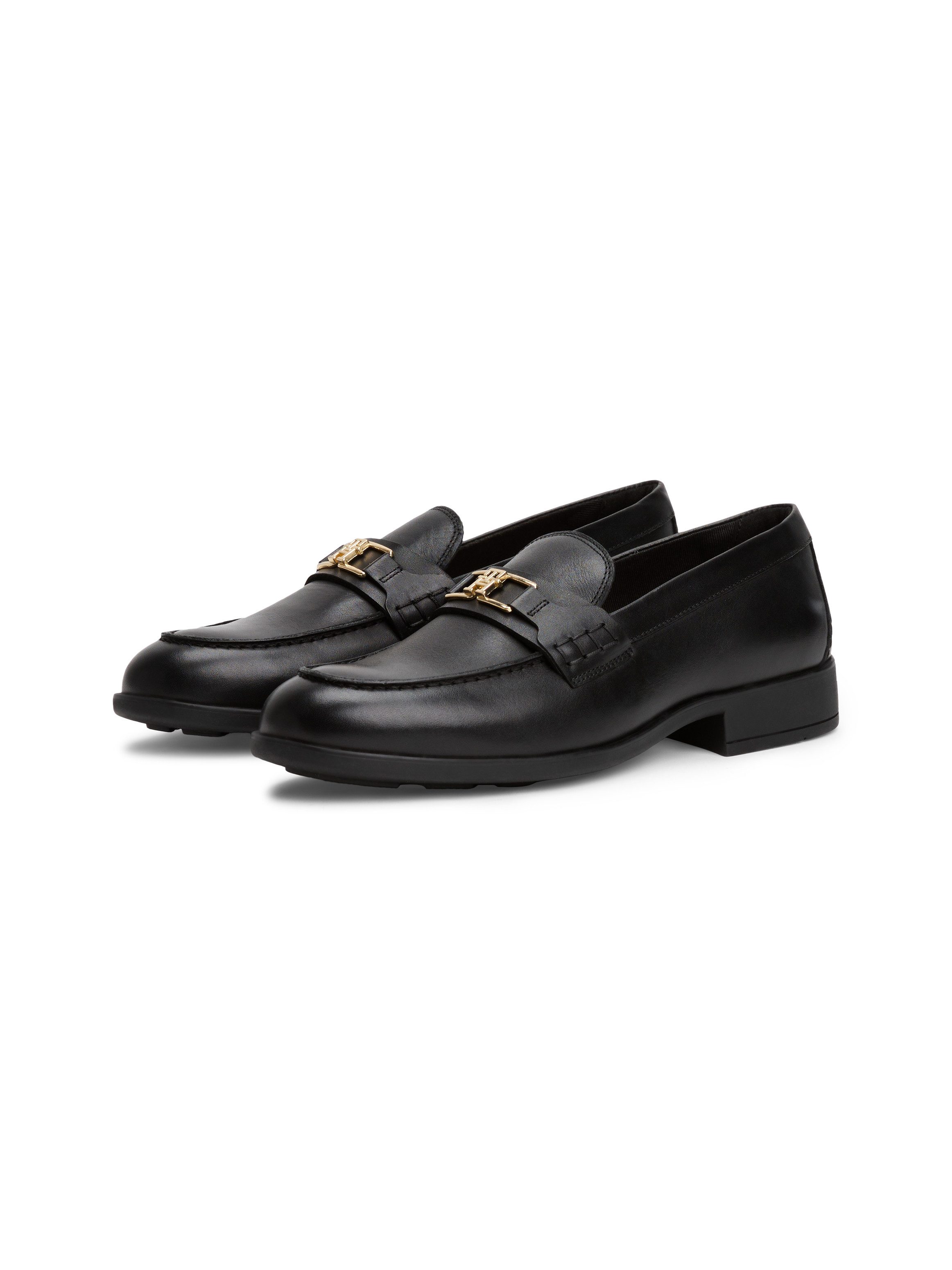 Tommy Hilfiger TH LOGO LEATHER LOAFER günstig online kaufen