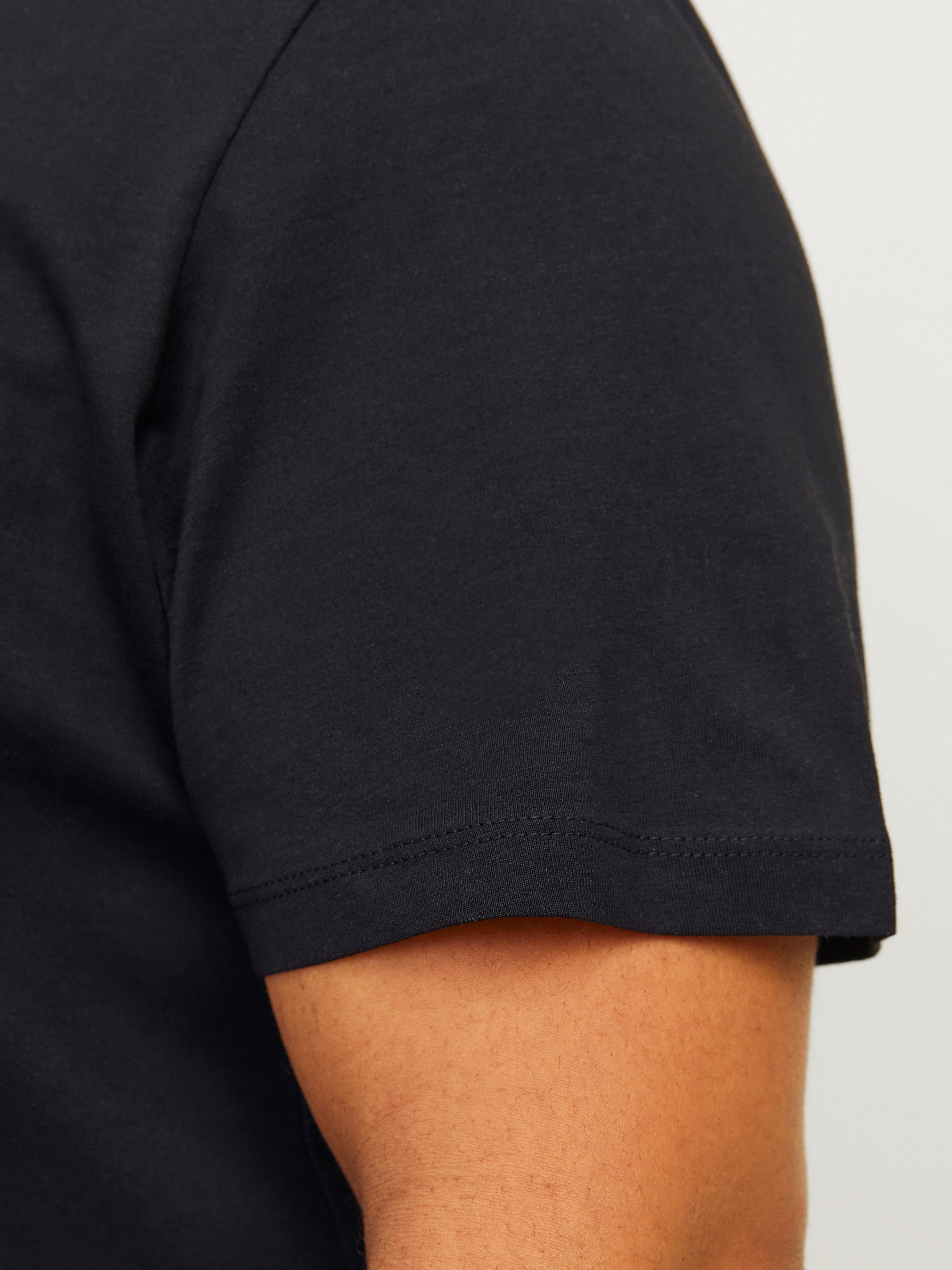 Jack & Jones PlusSize T-Shirt JJECALEB VARSITY TEE SS O-NECK NOOS PLS mit Logobranding