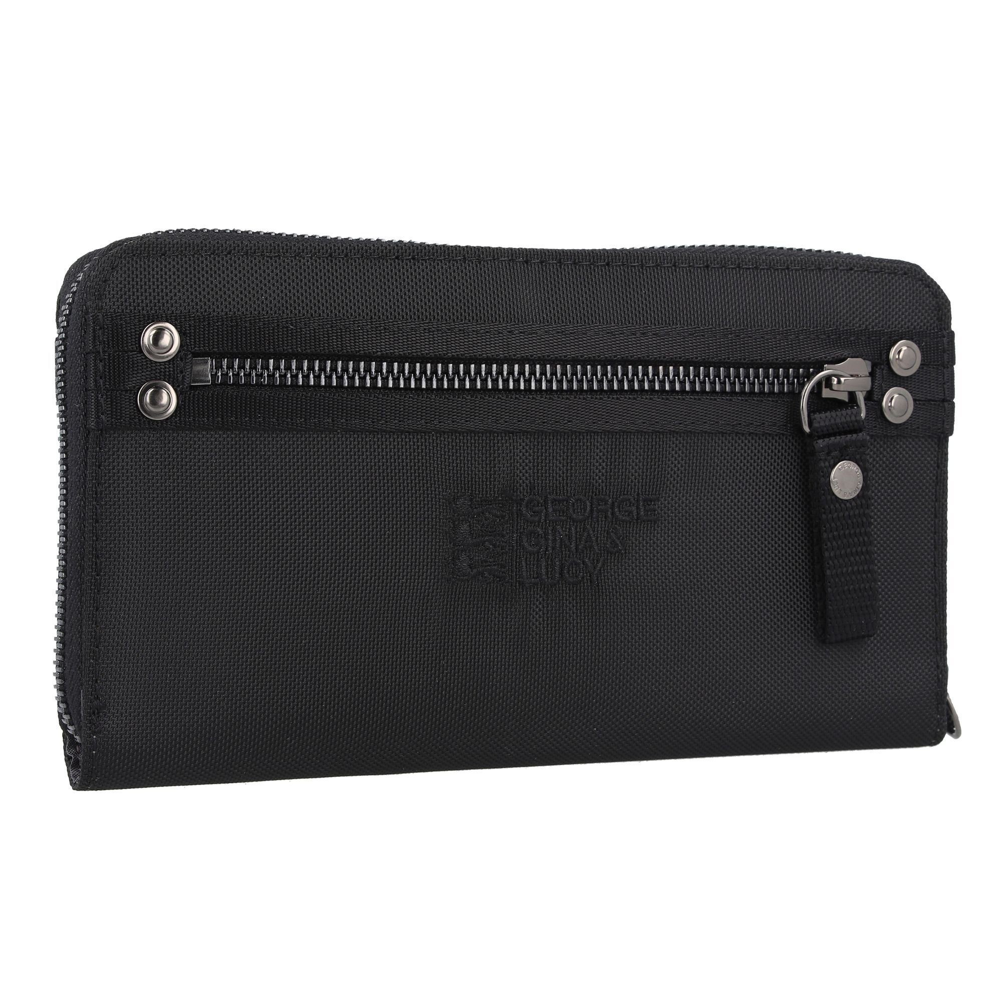 George & Polyester Geldbörse Cash Lucy black Gina More,