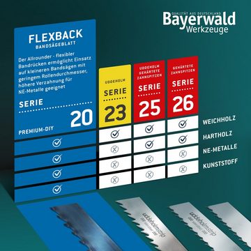 QUALITÄT AUS DEUTSCHLAND Bayerwald Werkzeuge Bandsägeblatt Bayerwald Holz Bandsägeblatt  2750 x 25 x 0.5, 0.5 mm (Dicke)