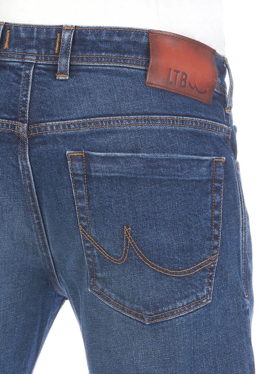 Bootcut-Jeans Cut Jeanshose Hose Herren (54329) Boot Undamaged Denim Stretch Magne Wash LTB Timor mit