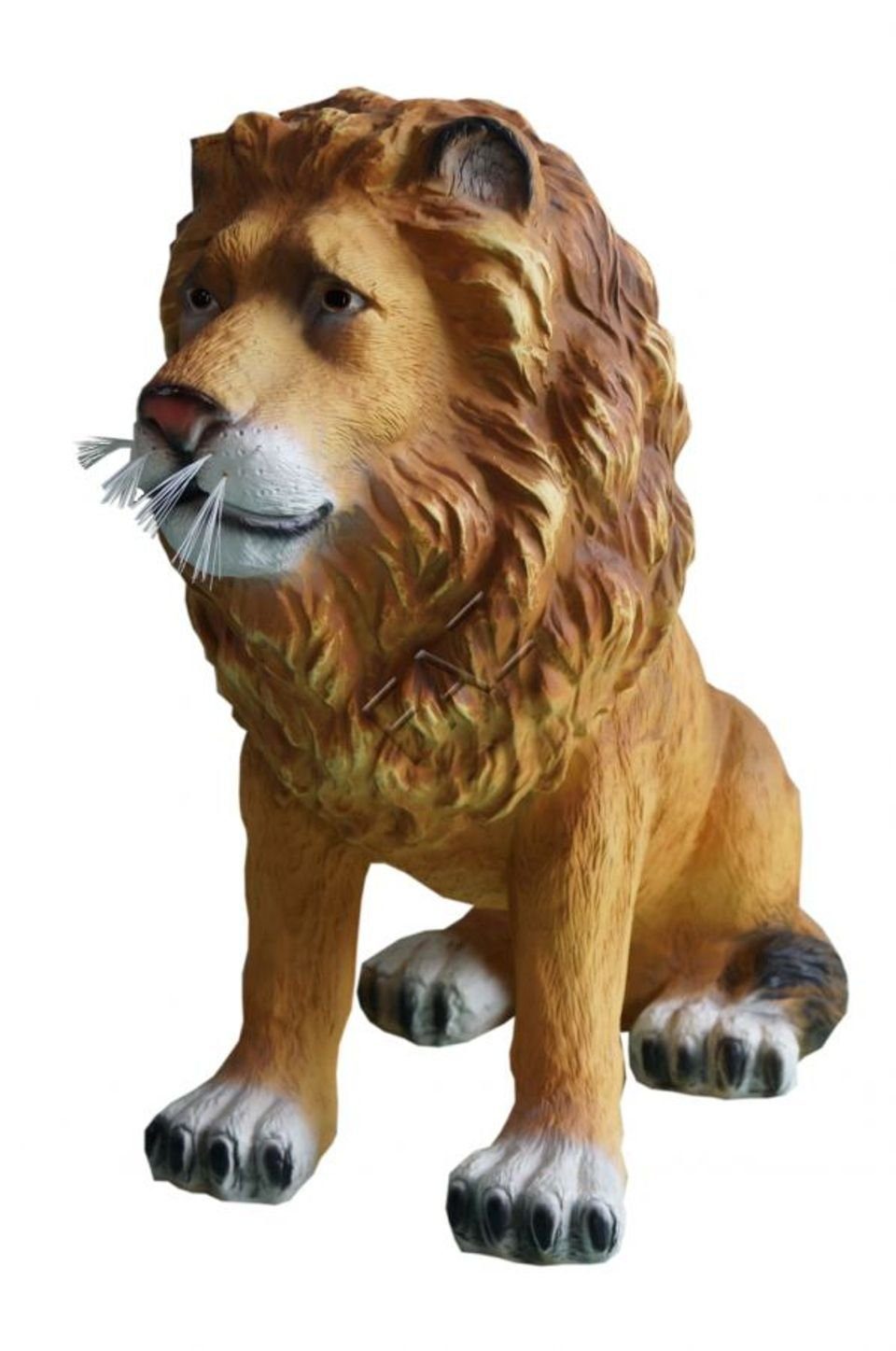 JVmoebel Dekofigur Design Löwe gross Figur Statue Skulptur Figuren
