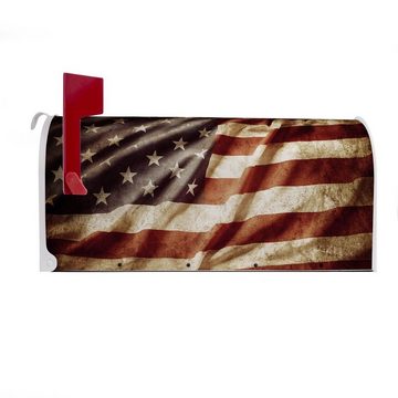 banjado Amerikanischer Briefkasten Mailbox United States (Amerikanischer Briefkasten, original aus Mississippi USA), 22 x 17 x 51 cm