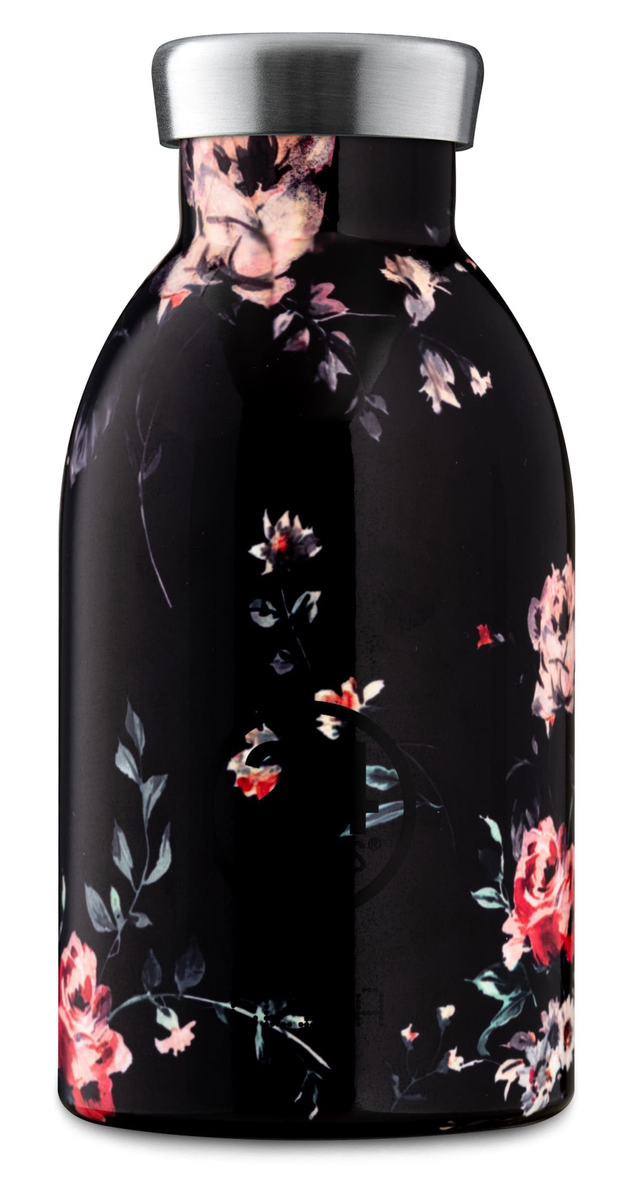 Trinkflasche Edelstahl Trinkflasche Ebony Rose 0,33 l