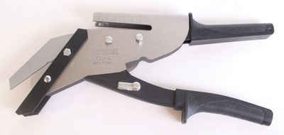 myMAW Werkzeug Schieferschere 35mm aus Edelstahl mit Locher Schiefer Eternit Schere Faserzement