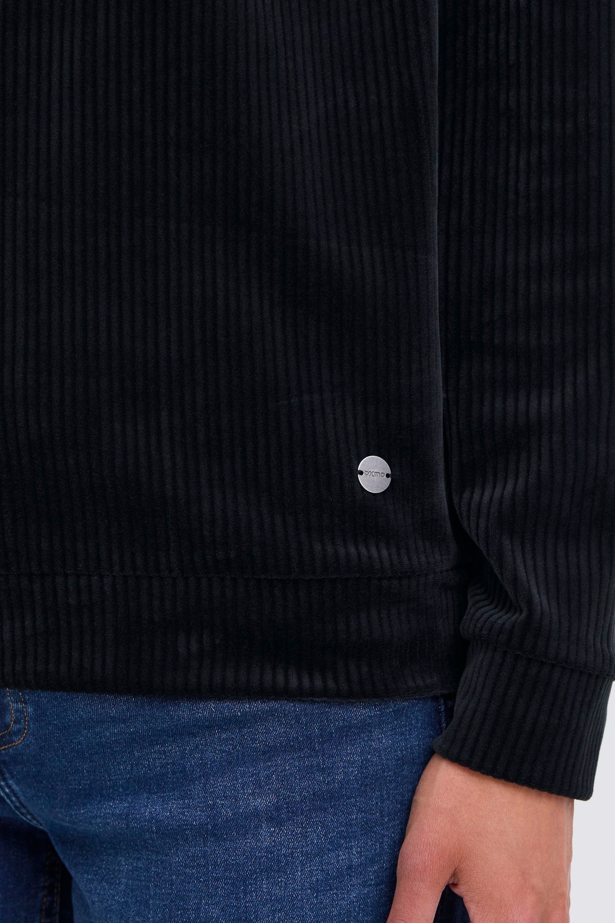 OXMO Longsweatshirt OXEBBA HALFZIP Modernes Longsweatshirt