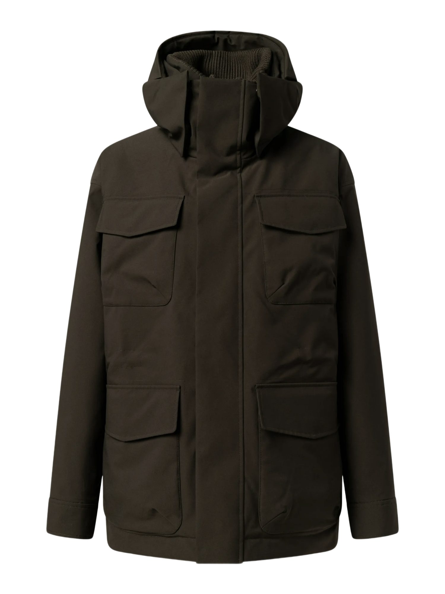 Strellson Funktionsjacke braun,Outdoor,Elastomultiester,Unifarben,Kapuze,Langarm,Regular Fit