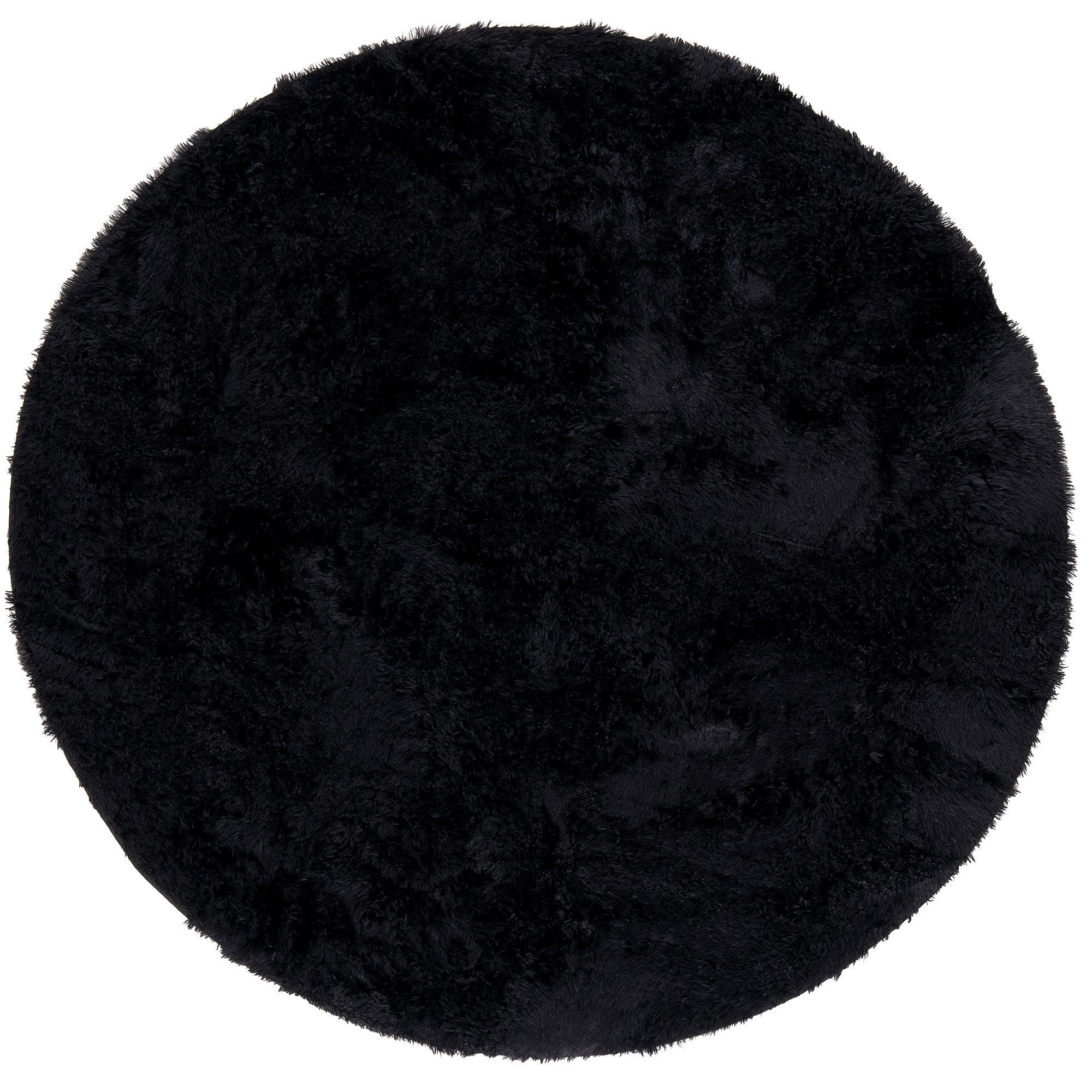 Pergamon Hochflor-Teppich Hochflor Shaggy Teppich Fluffy Rund, Rund, Höhe: 40 mm