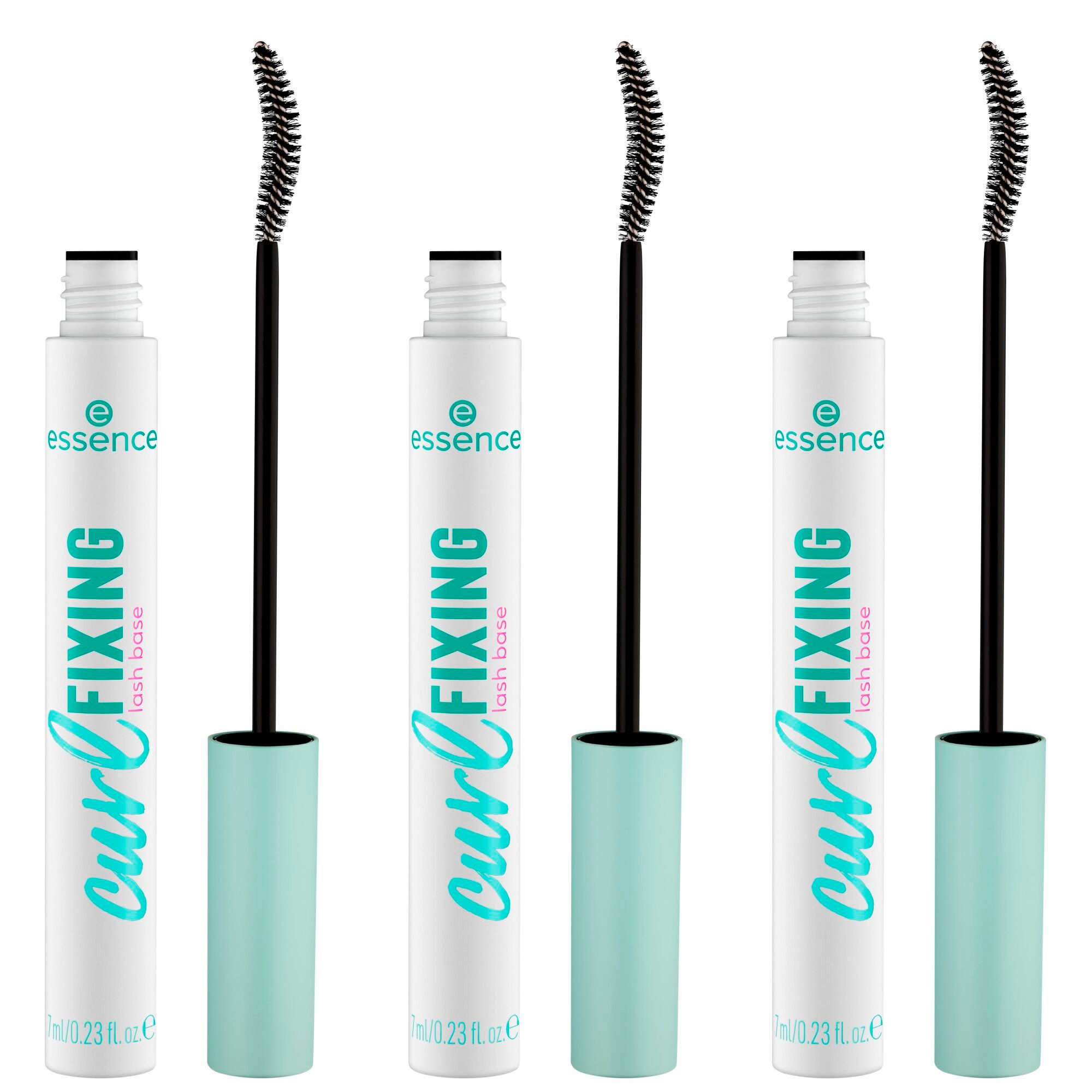 Essence Mascara curl FIXING lash base, 3-tlg., langanhaltend, definierend